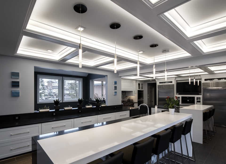 Modern Forms Magic 1-Light Black Crystal LED Cylinder Mini Pendant