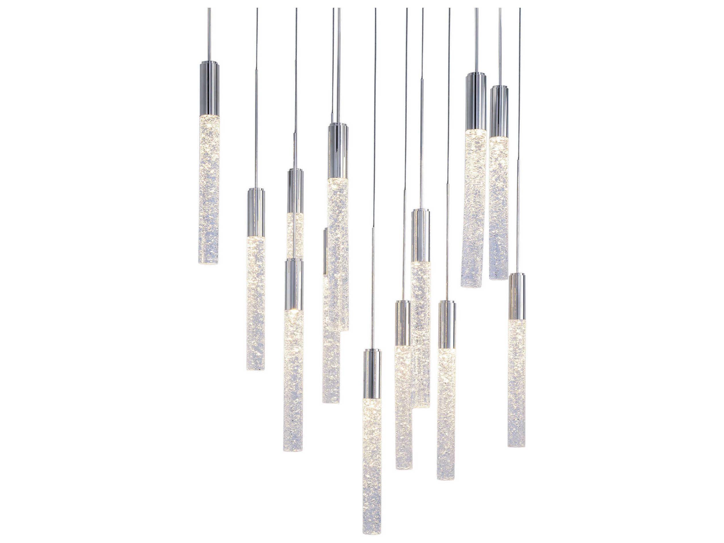 Modern Forms Magic 13-Light Polished Nickel Linear Pendant