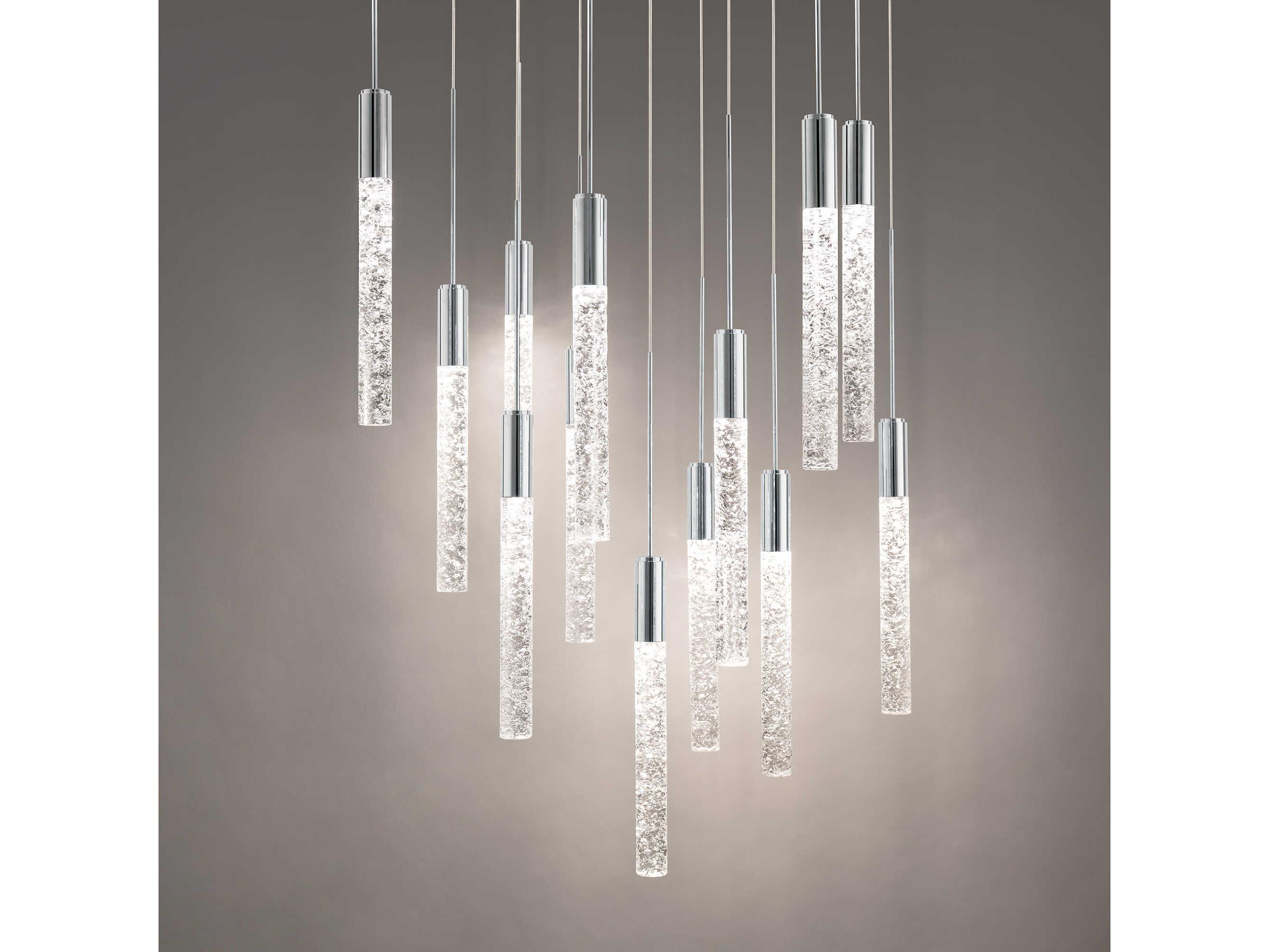 Modern Forms Magic 13-Light Polished Nickel Linear Pendant