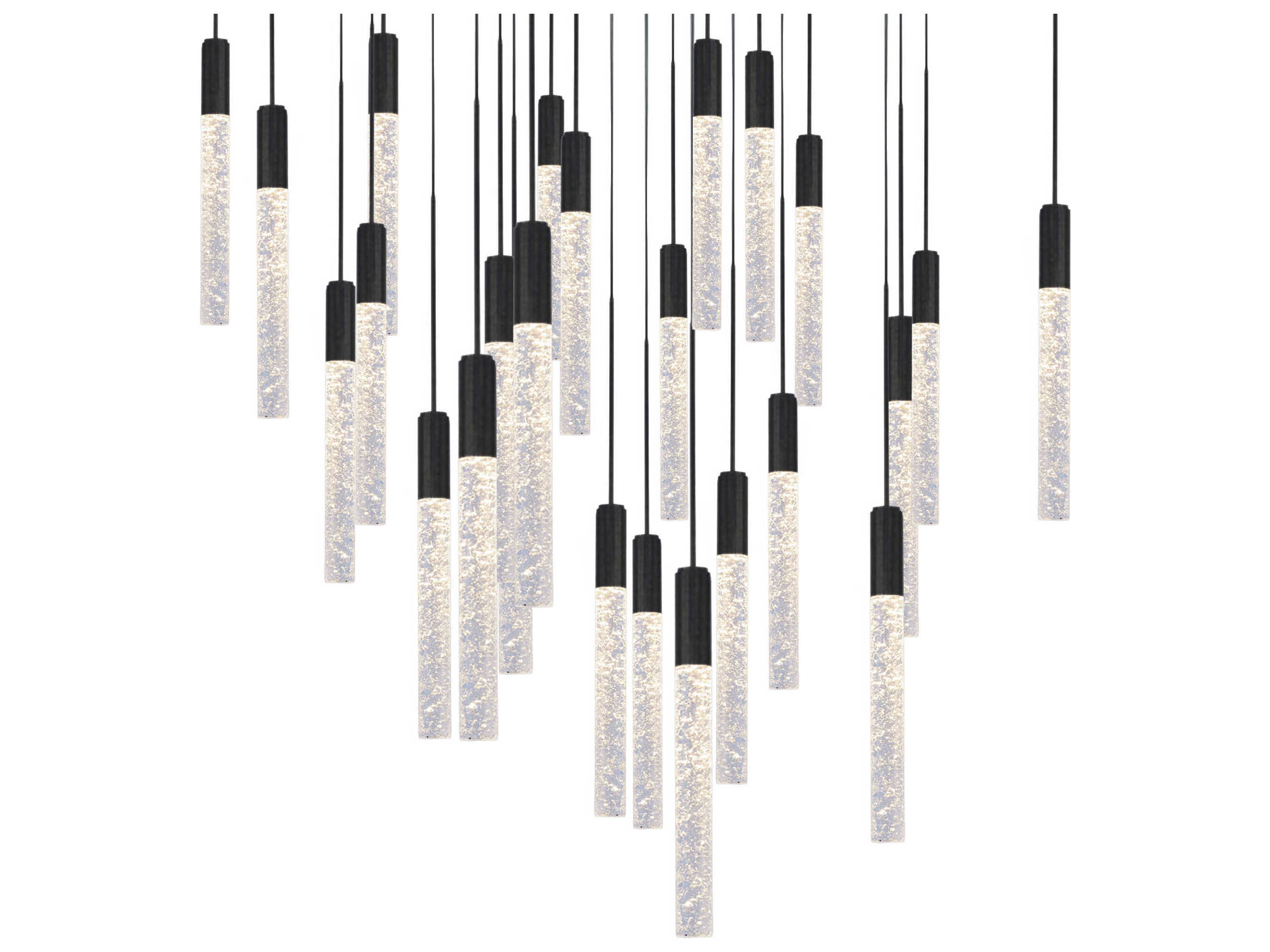 Modern Forms Magic 25-Light Black Linear Pendant