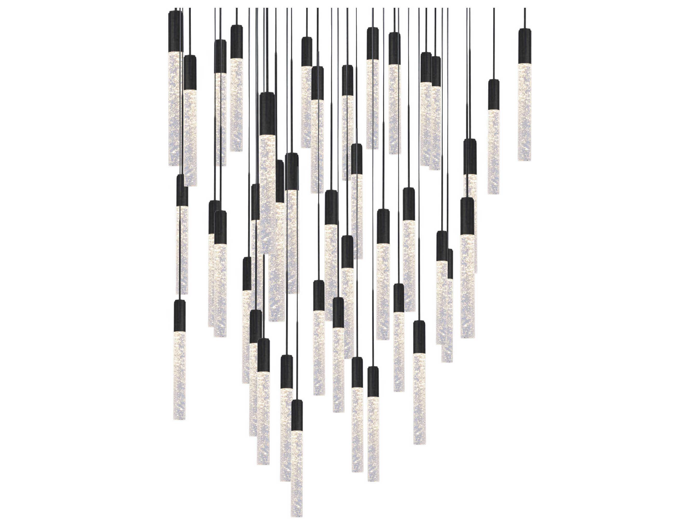 Modern Forms Magic 41-Light Black Linear Pendant