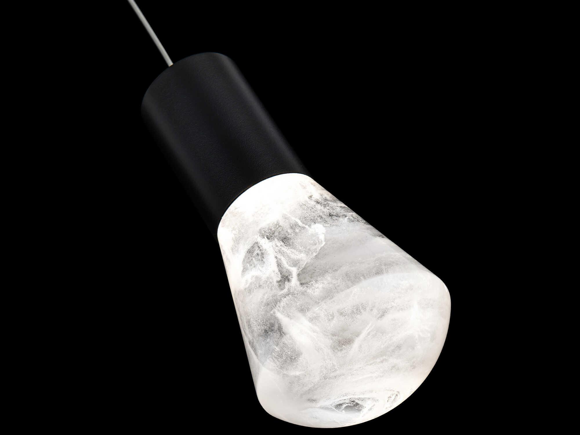 Modern Forms Plum 1-Light Black LED Mini Pendant