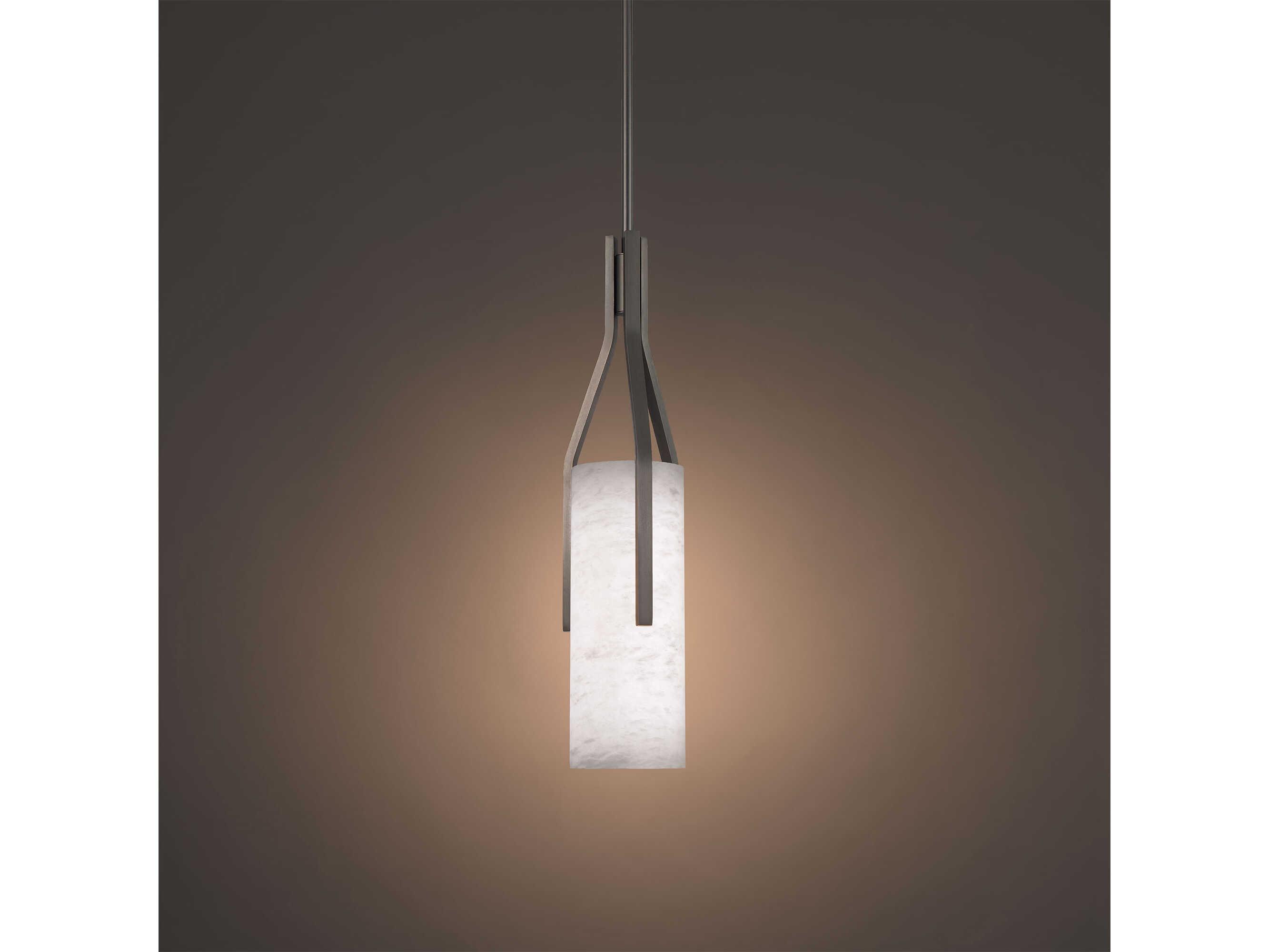 Modern Forms Firenze 1-Light Antique Nickel LED Cylinder Mini Pendant