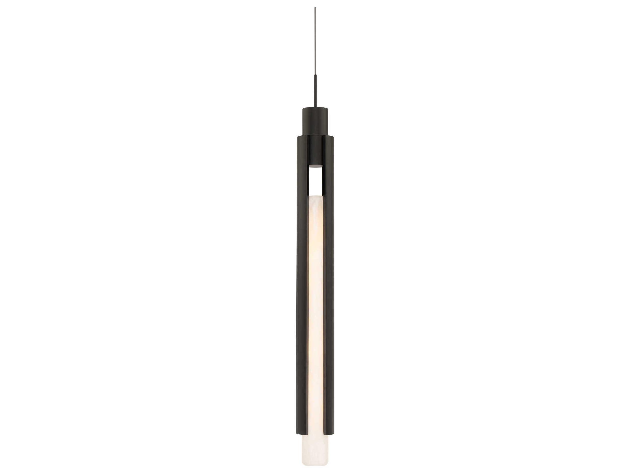 Modern Forms Saber 1-Light Black Linear Mini Pendant