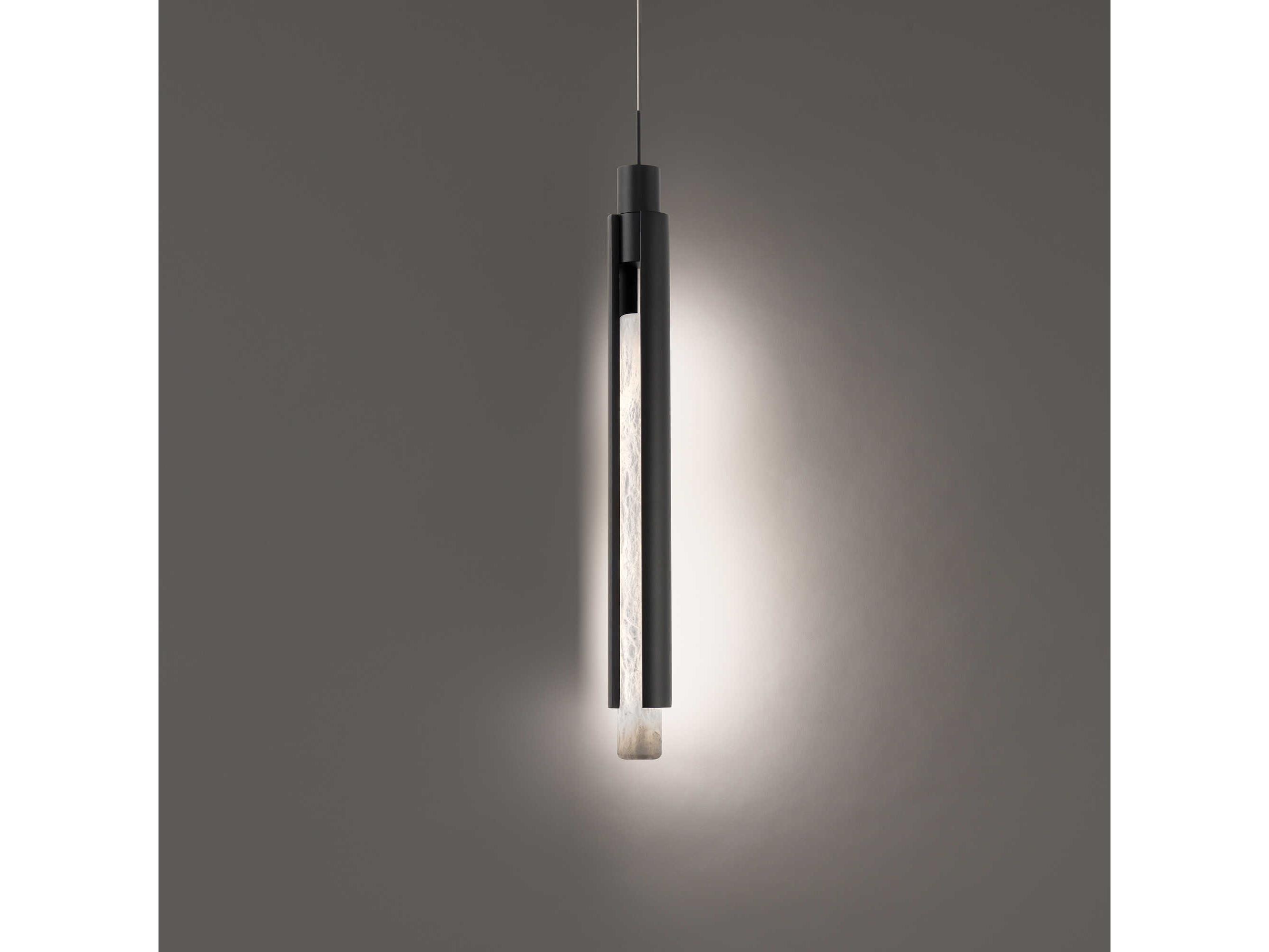 Modern Forms Saber 1-Light Black Linear Mini Pendant