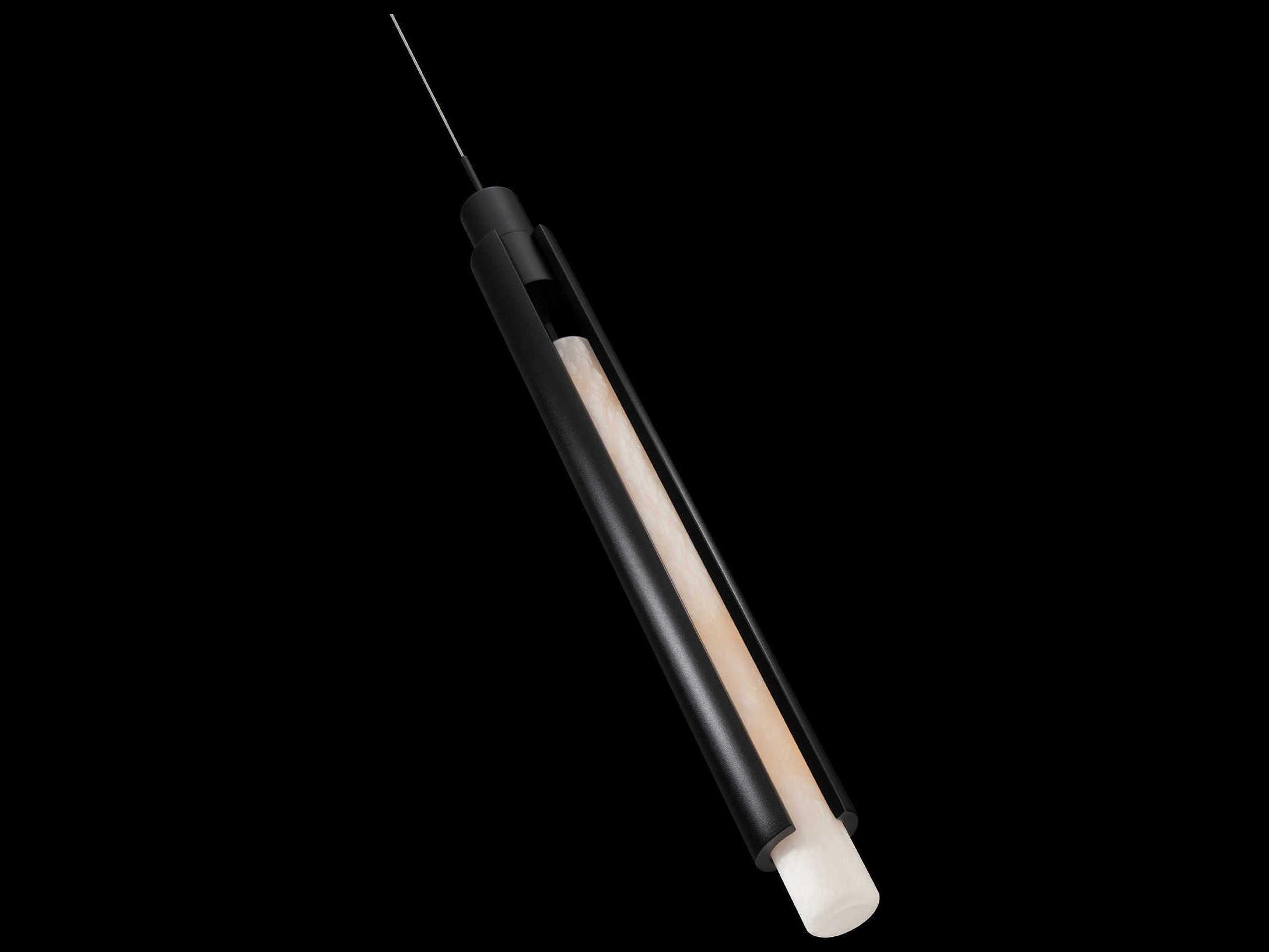 Modern Forms Saber 1-Light Black Linear Mini Pendant