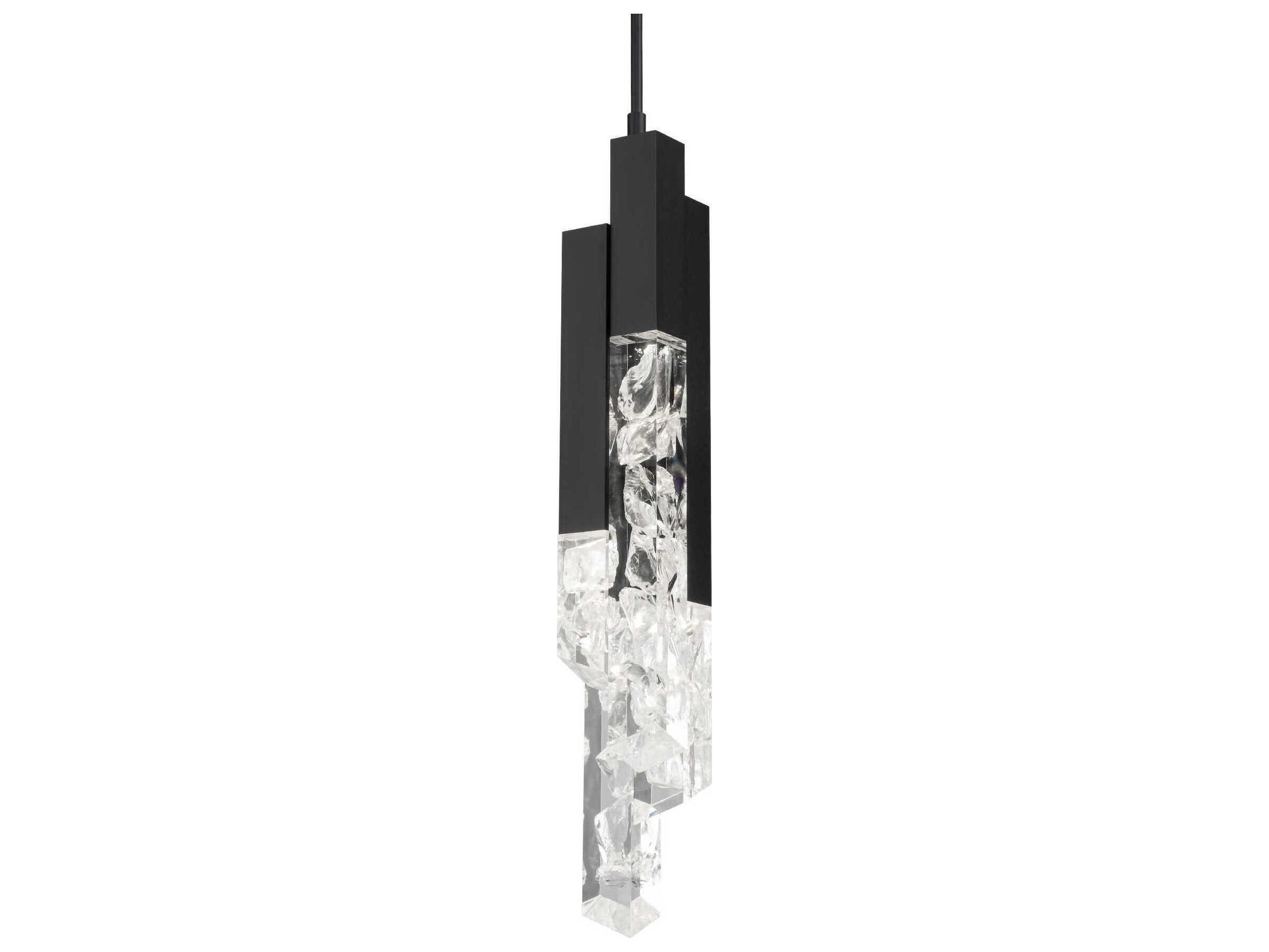 Modern Forms Montage 4-Light Black Mini Pendant
