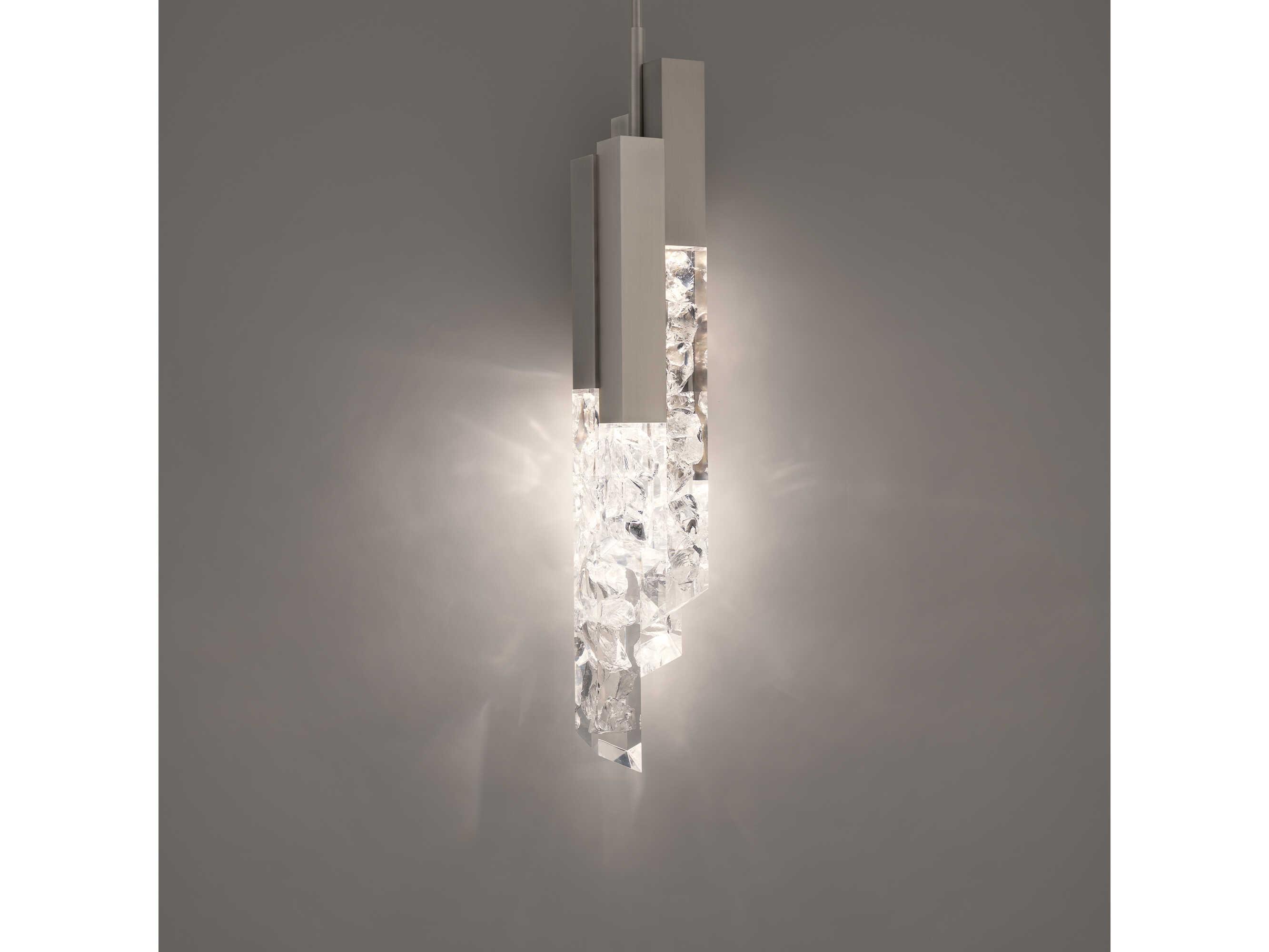 Modern Forms Montage 1-Light Brushed Nickel Geometric Mini Pendant