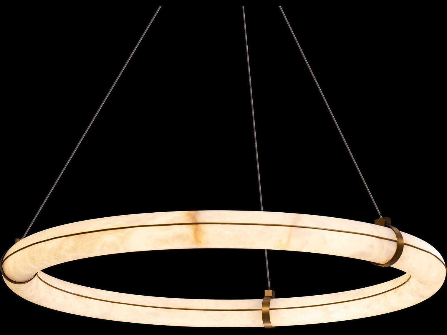 Modern Forms Clique 1-Light Aged Brass Pendant