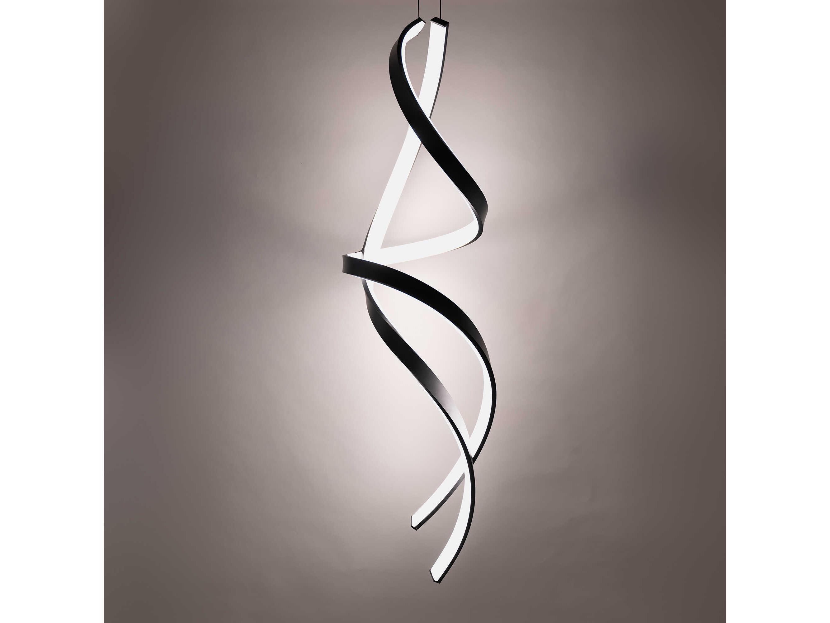 Modern Forms Synopsis 1-Light Black Pendant