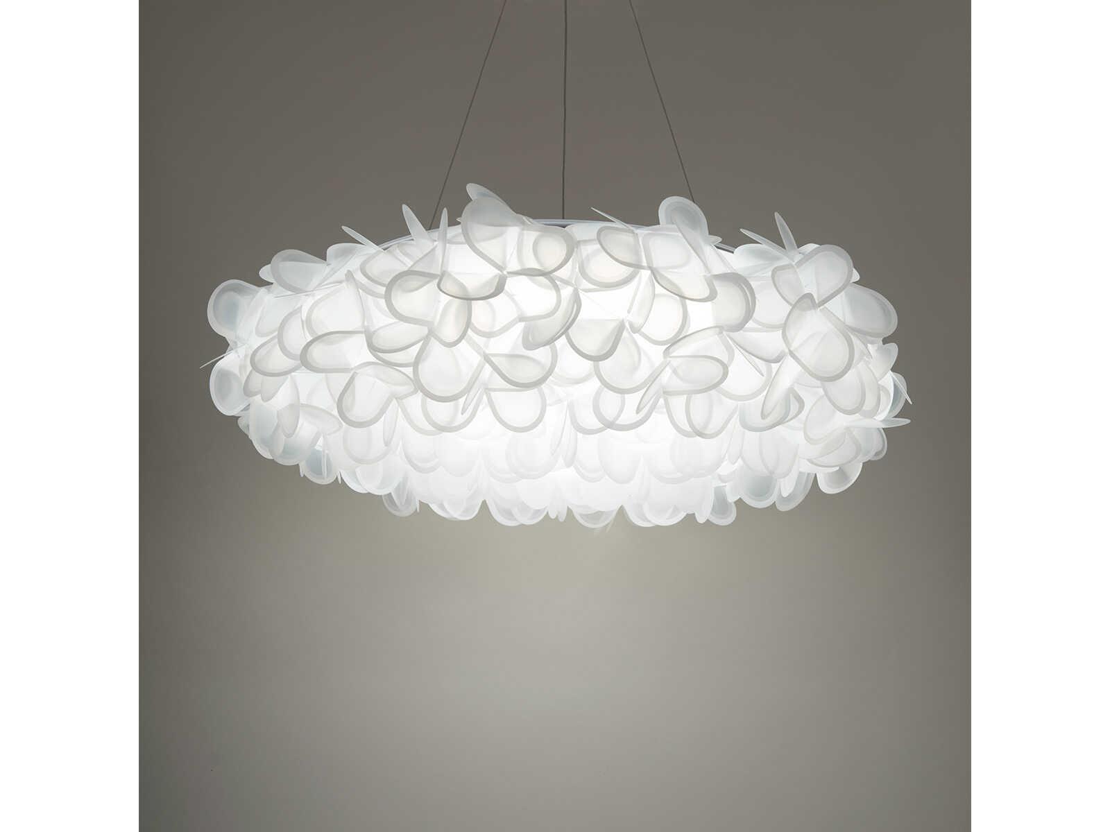 Modern Forms Fluffy 1-Light Brushed Nickel White LED Pendant