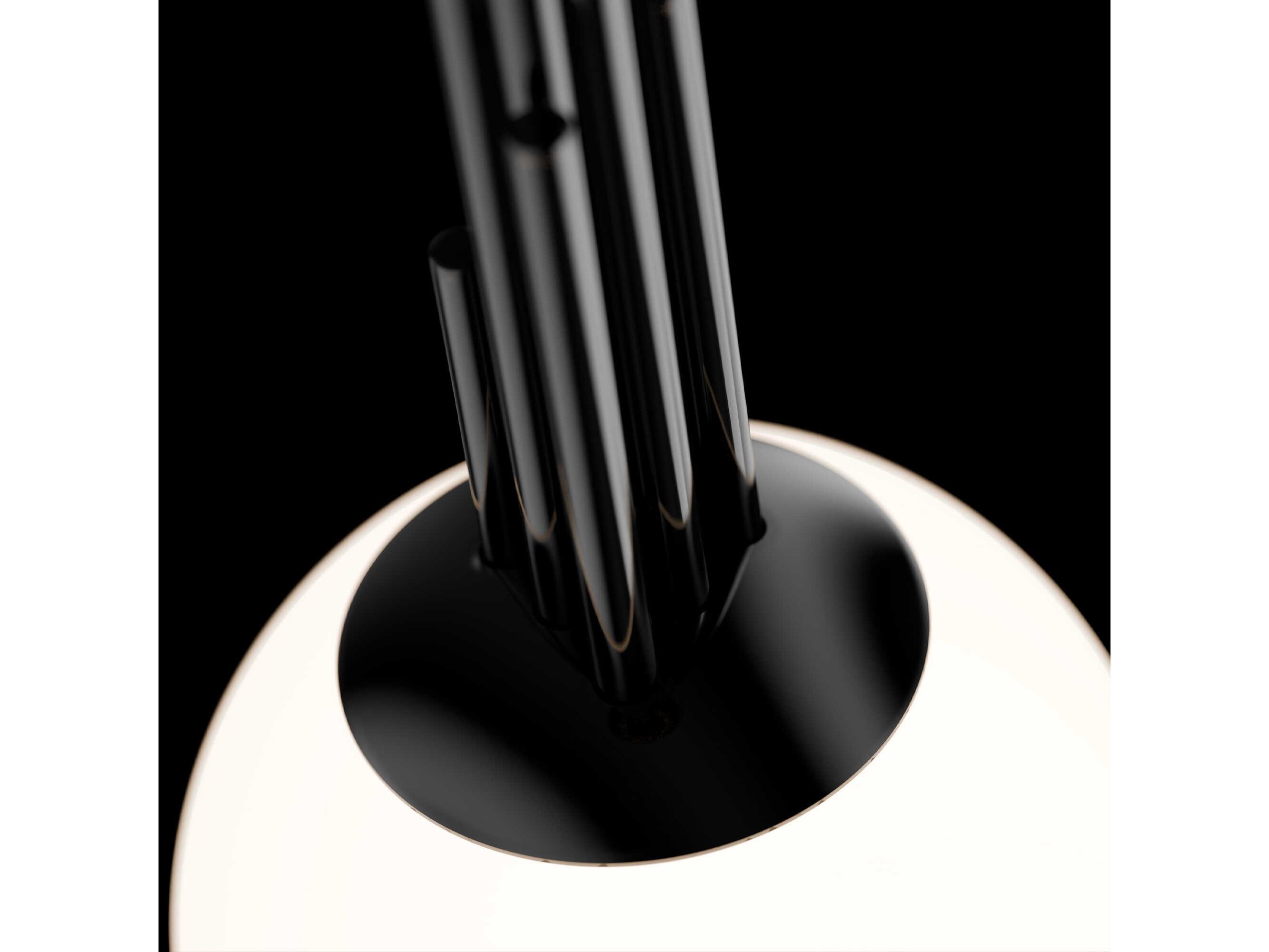 Modern Forms Sybil 1-Light Polished Black Nickel Globe Mini Pendant