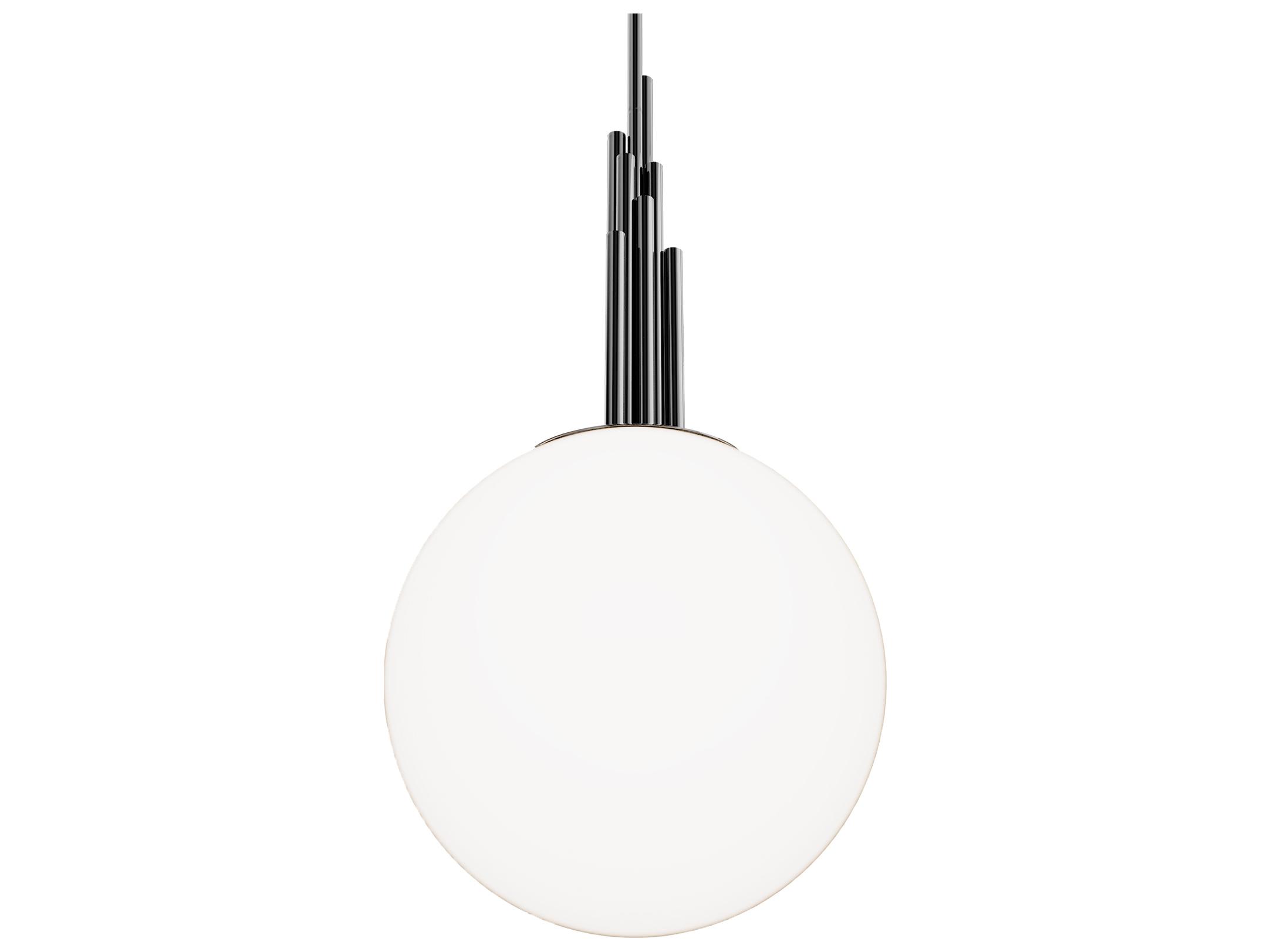 Modern Forms Sybil 1-Light Polished Black Nickel Pendant
