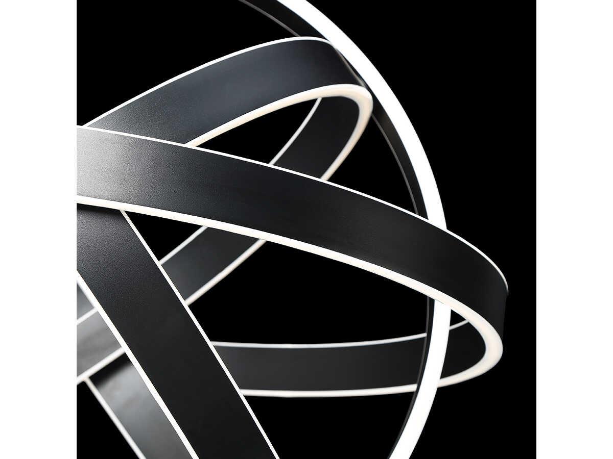 Modern Forms Kinetic 1-Light Black LED Pendant