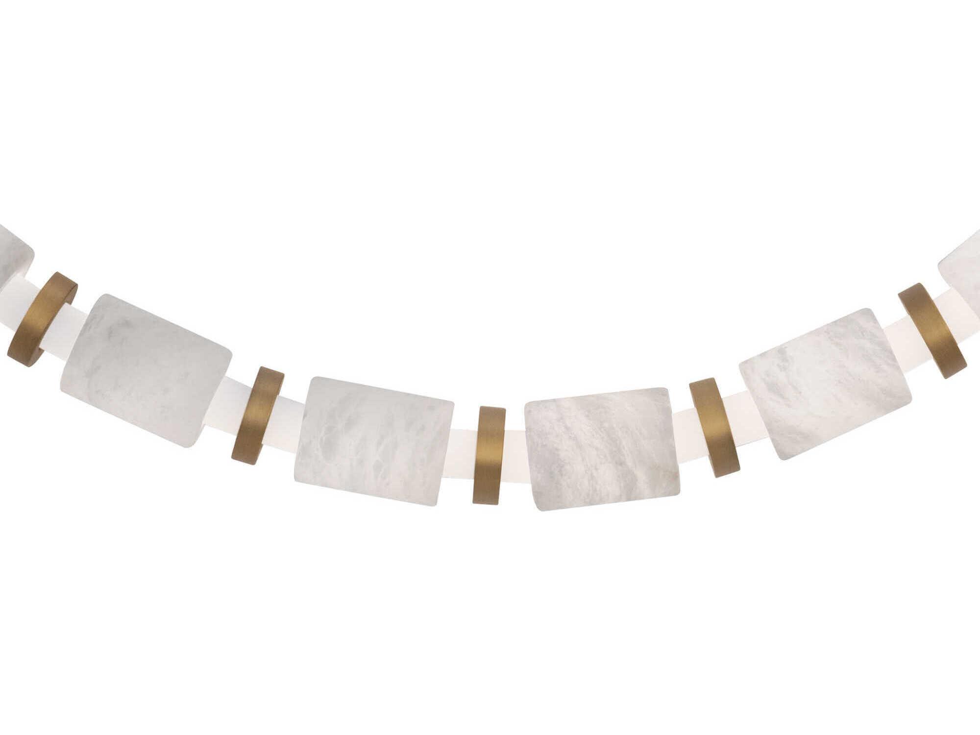 Modern Forms Entice 36-Light Aged Brass Linear Mini Pendant