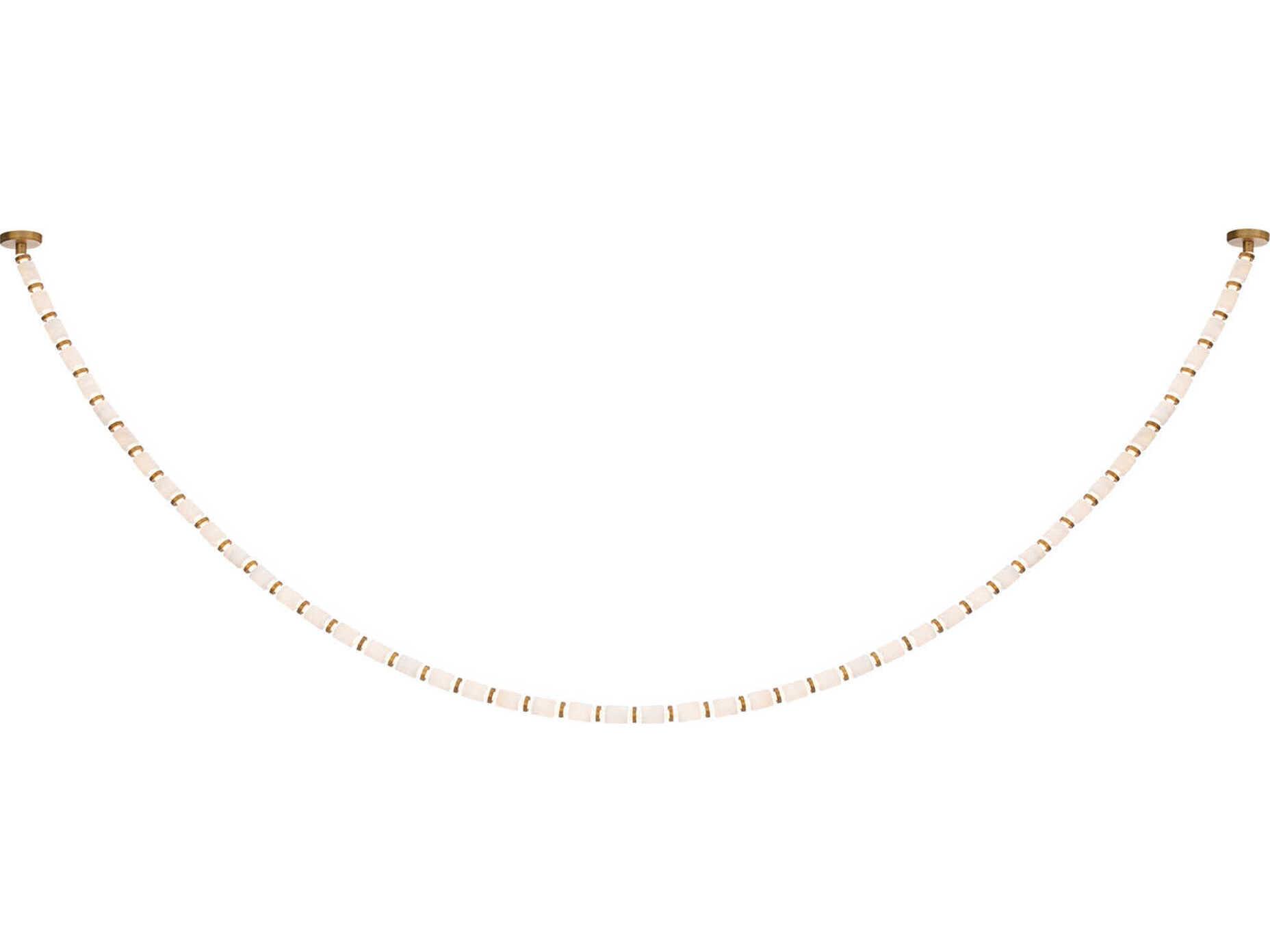 Modern Forms Entice 48-Light Aged Brass Linear Mini Pendant