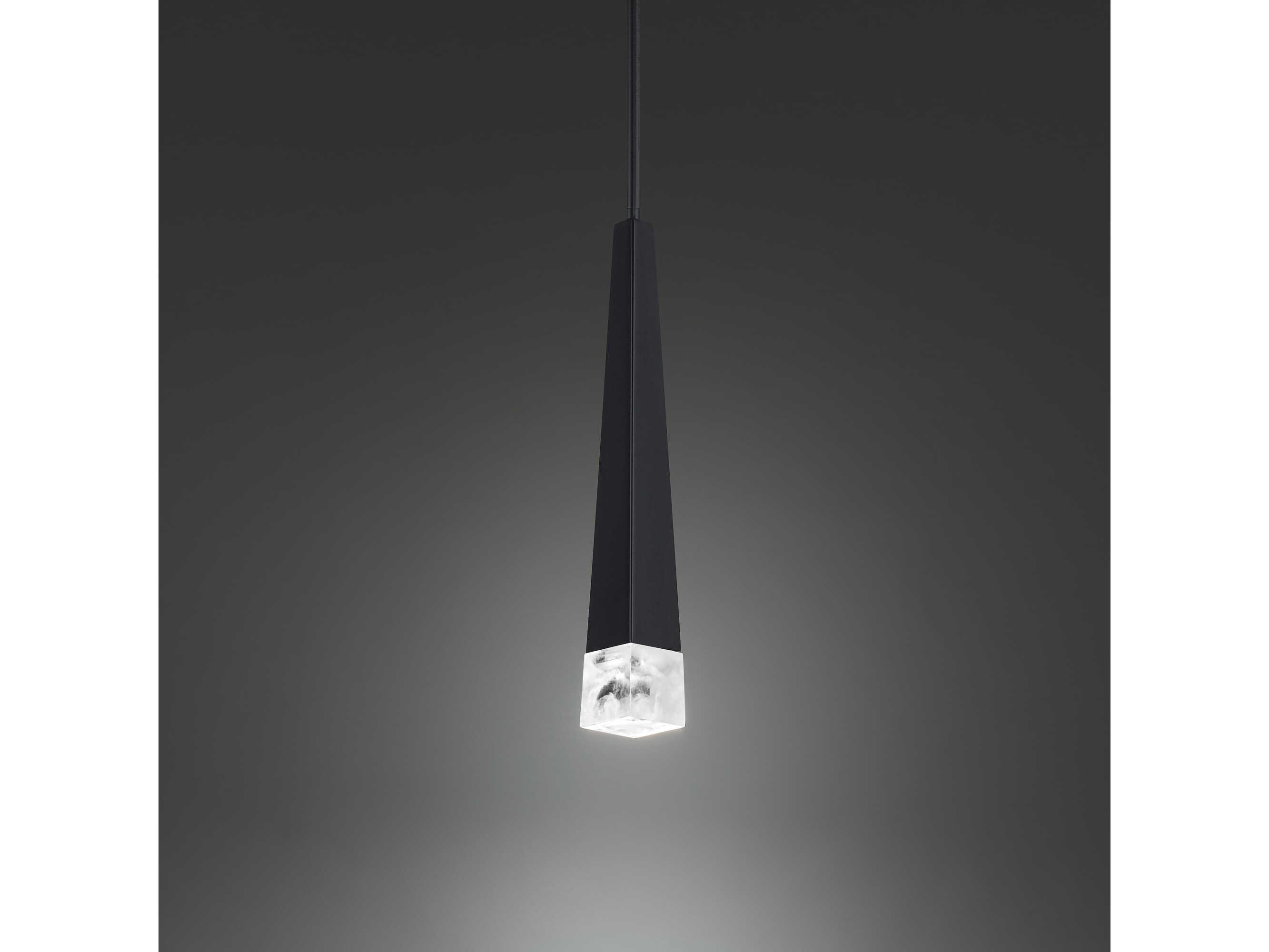 Modern Forms Harper 1-Light Black LED Mini Pendant