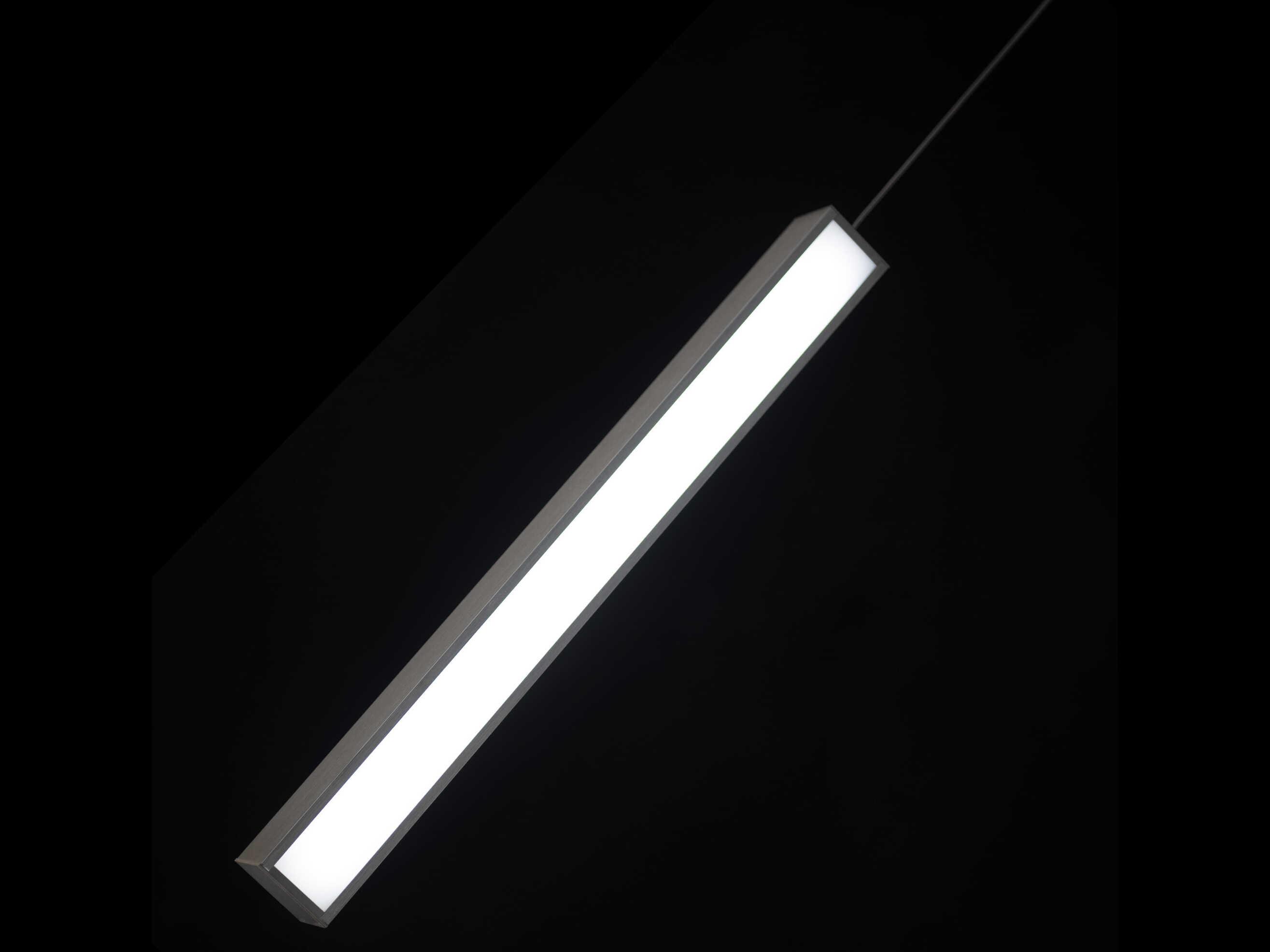Modern Forms Chaos 1-Light Black LED Geometric Mini Pendant