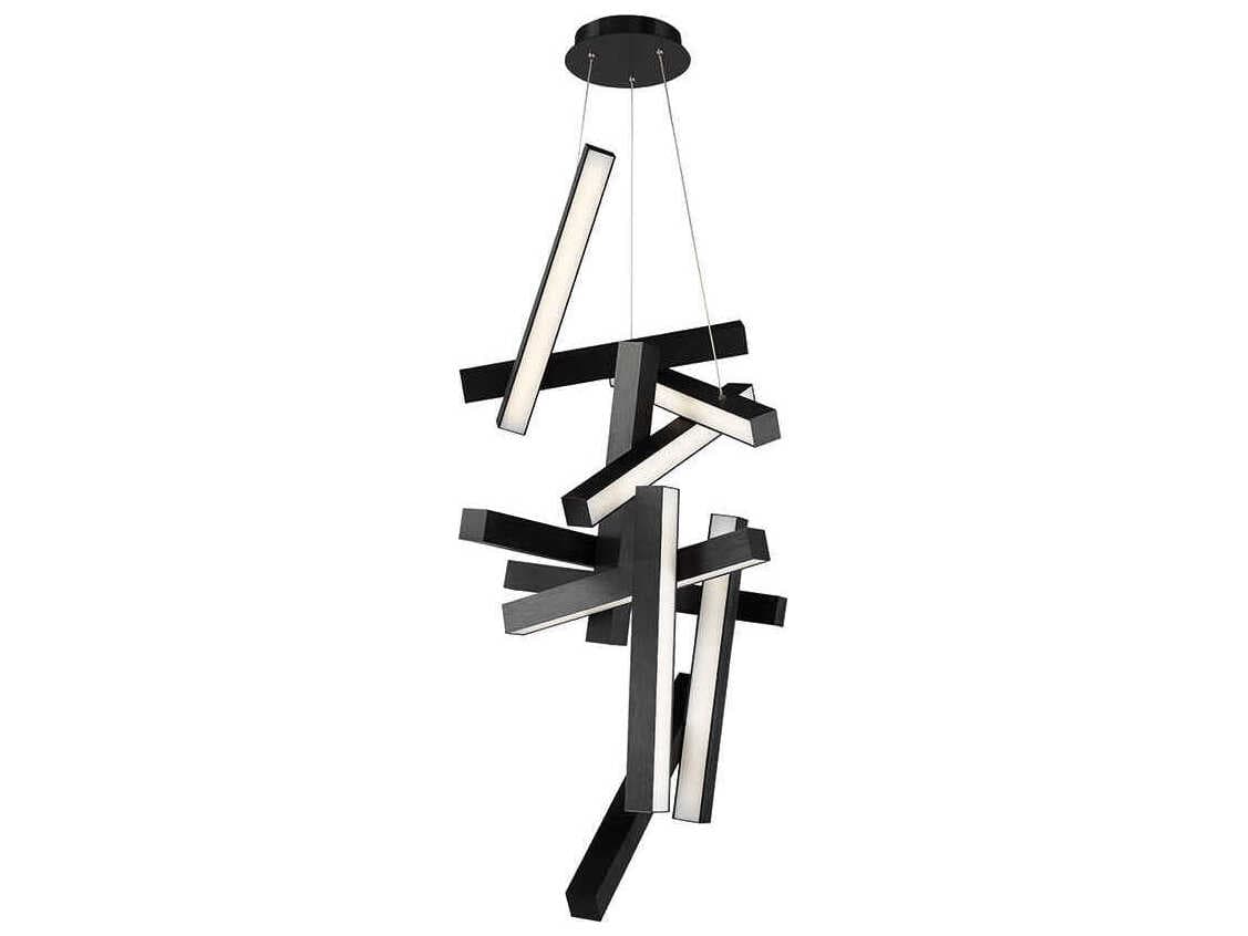 Modern Forms Chaos 12-Light Black LED Pendant