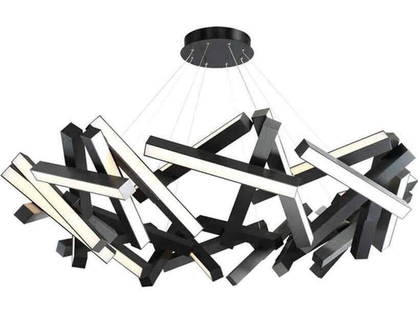 Modern Forms Chaos 31-Light Black LED Pendant
