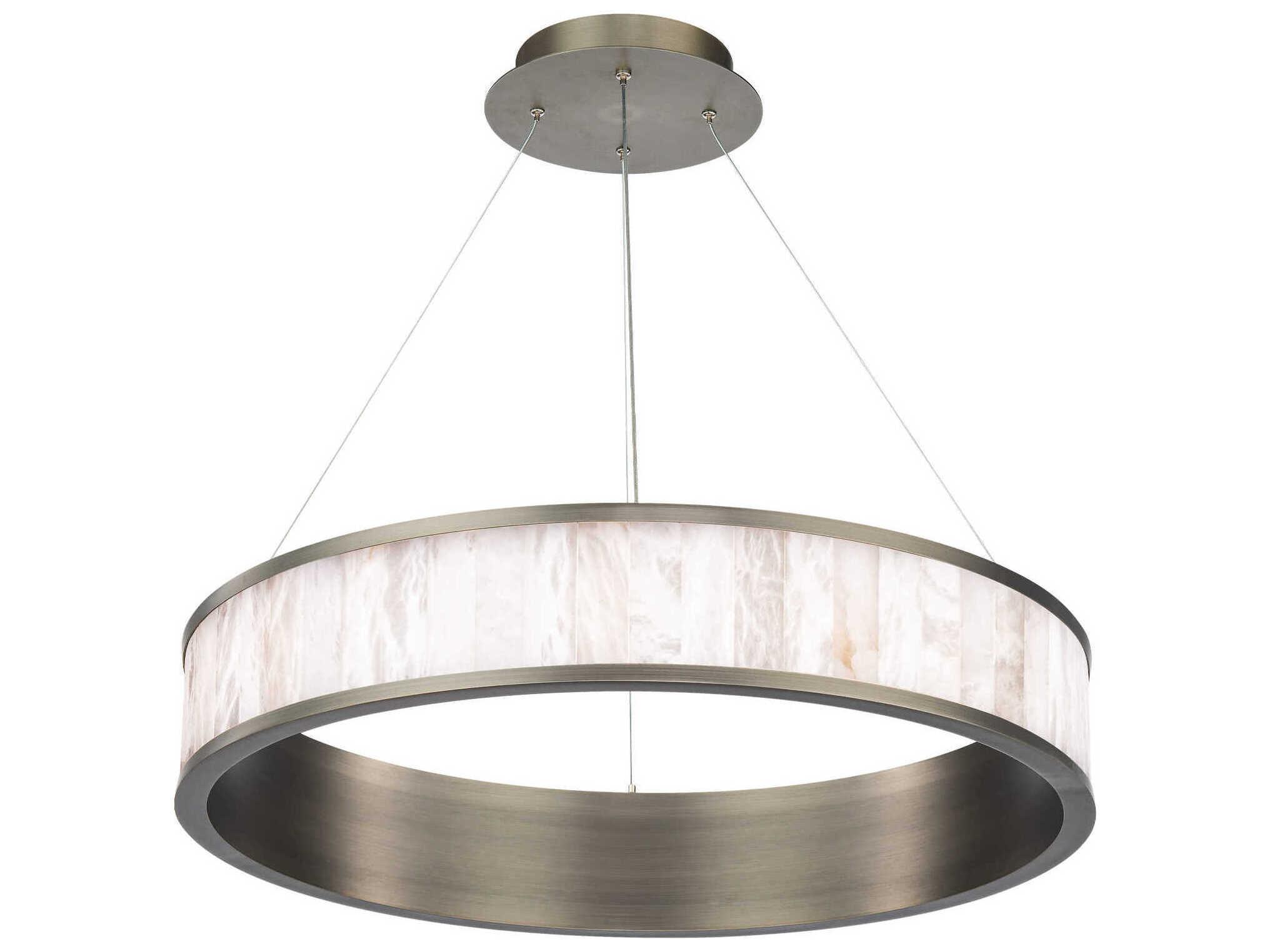 Modern Forms Coliseo 1-Light Antique Nickel LED Round Pendant