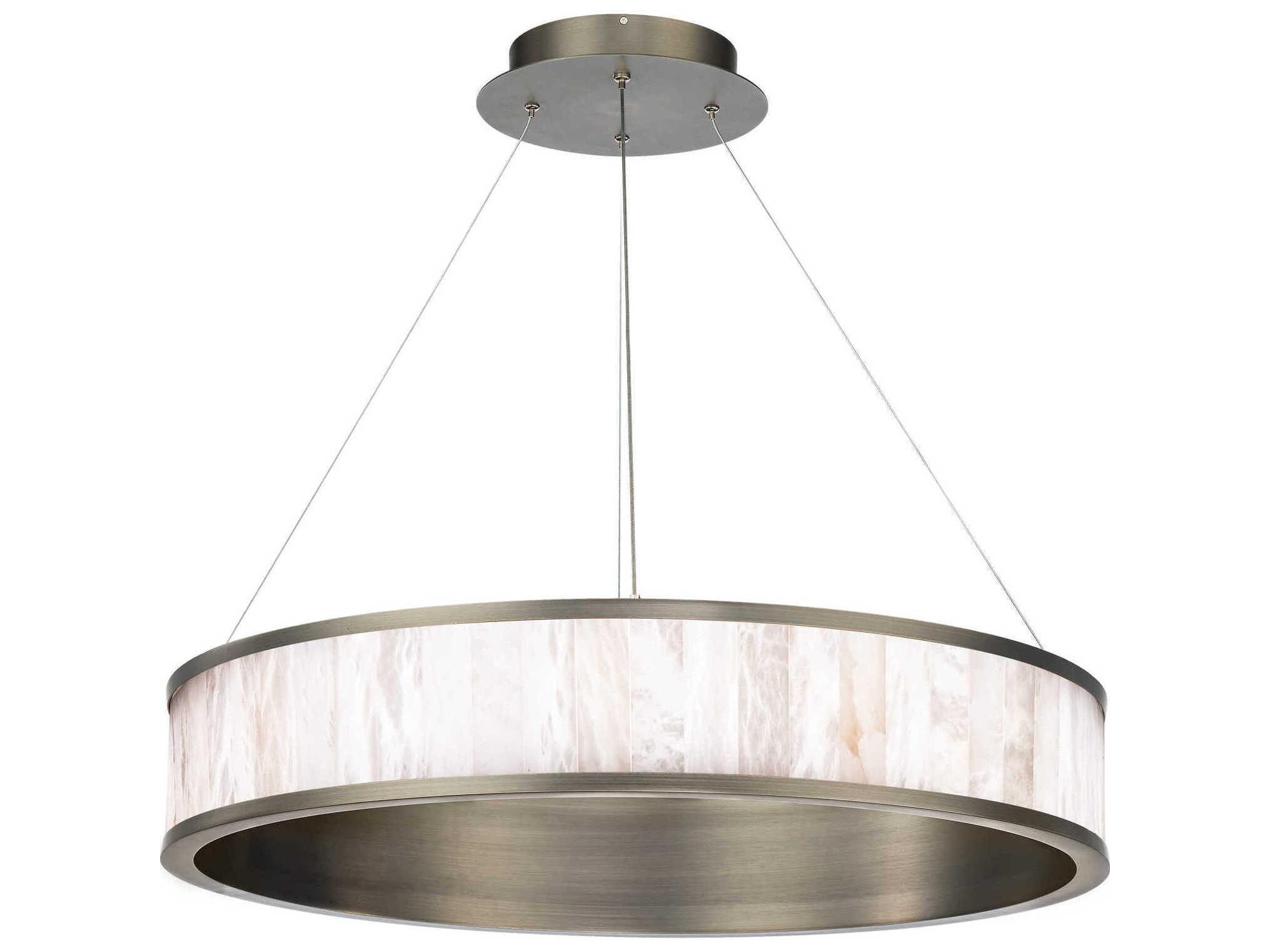 Modern Forms Coliseo 1-Light Antique Nickel LED Round Pendant