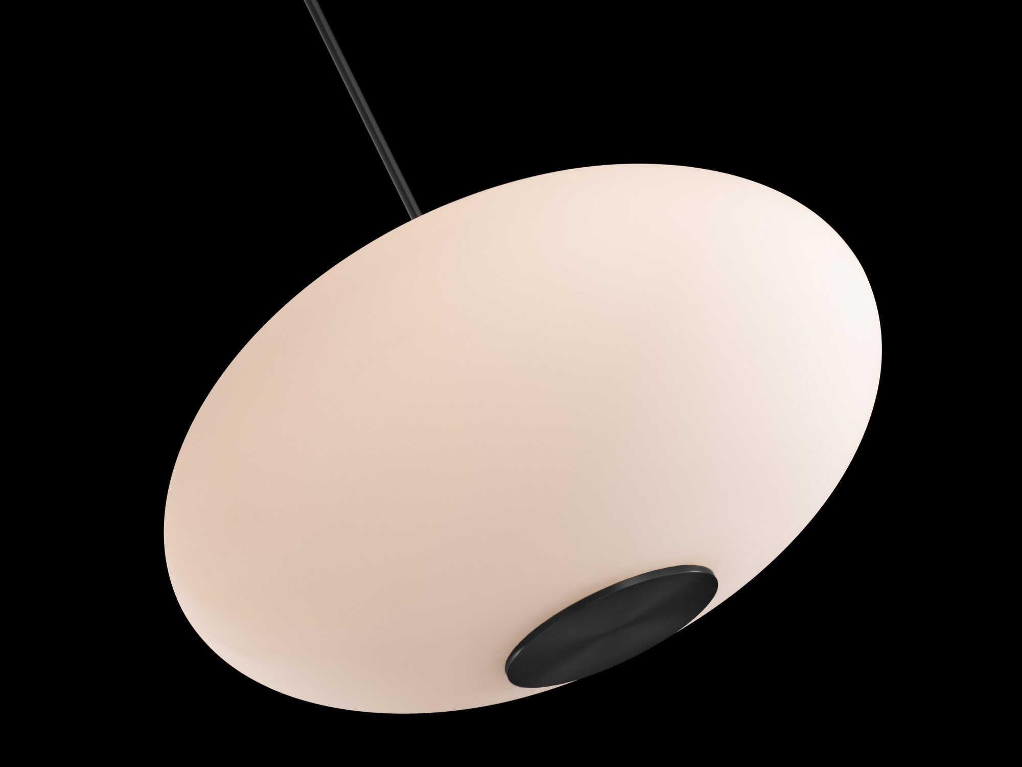 Modern Forms Illusion 1-Light Black Glass LED Globe Pendant