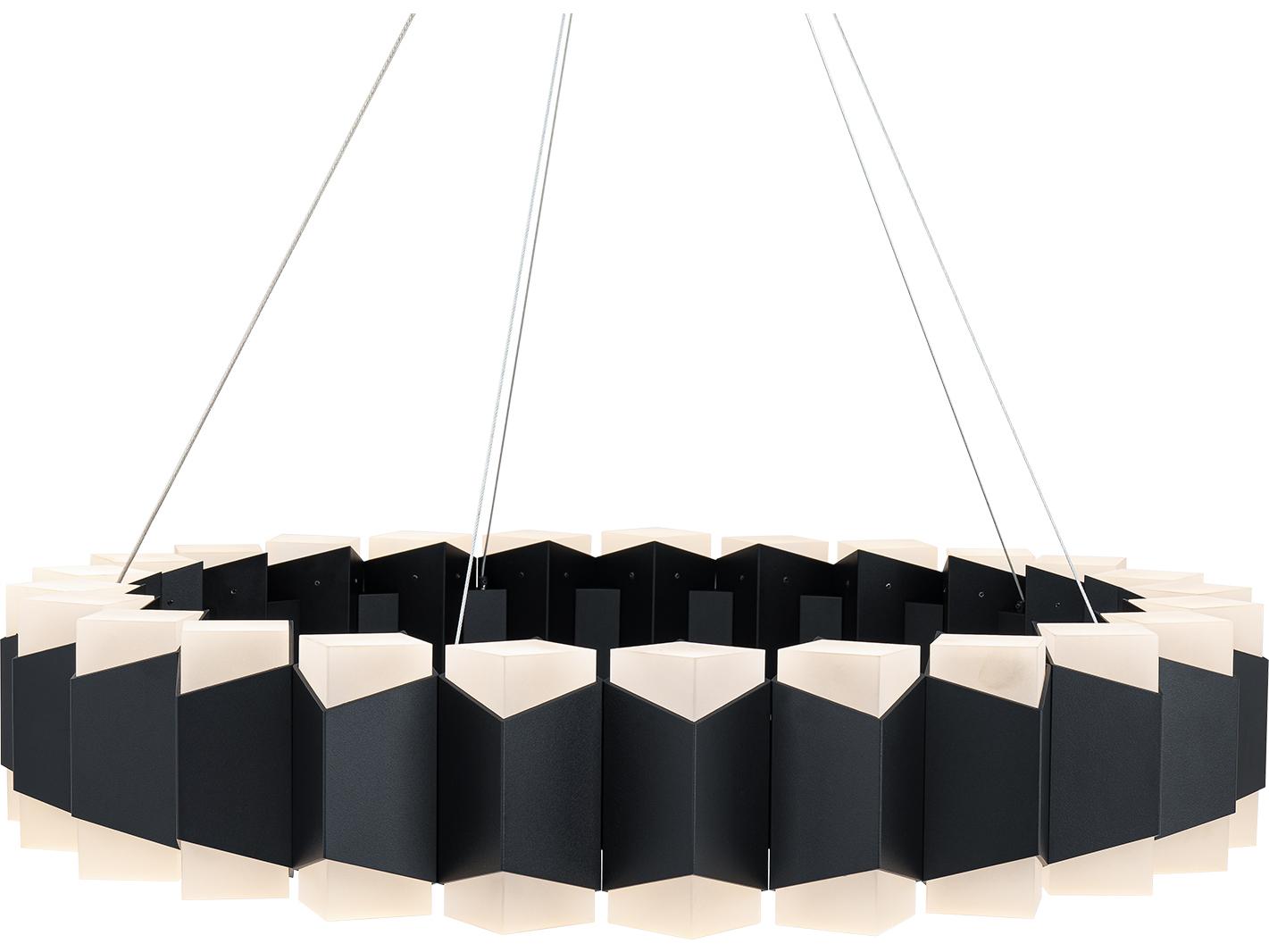 Modern Forms Dolman 48-Light Black Pendant
