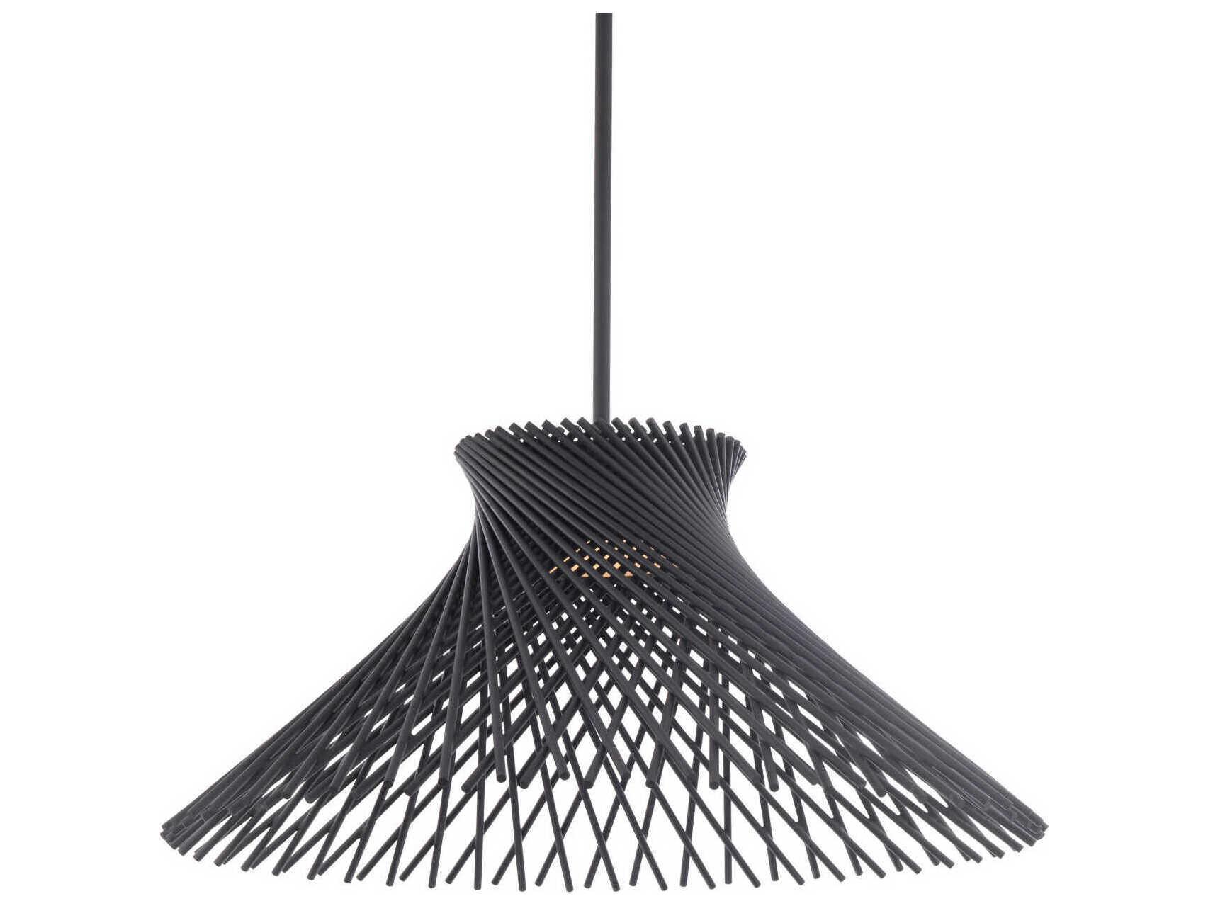 Modern Forms Zenya 1-Light Black LED Pendant