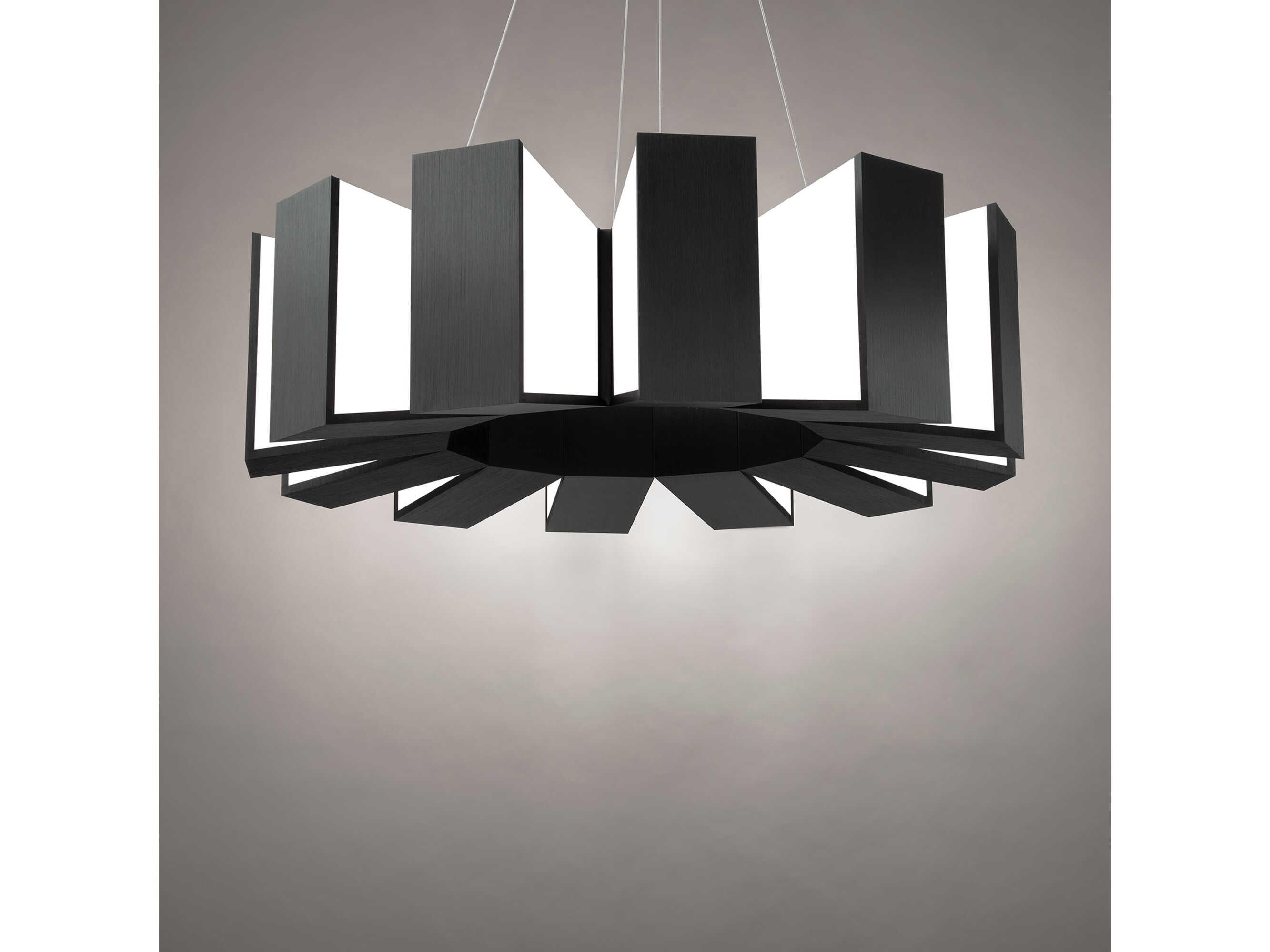 Modern Forms Chronos 12-Light Black LED Pendant