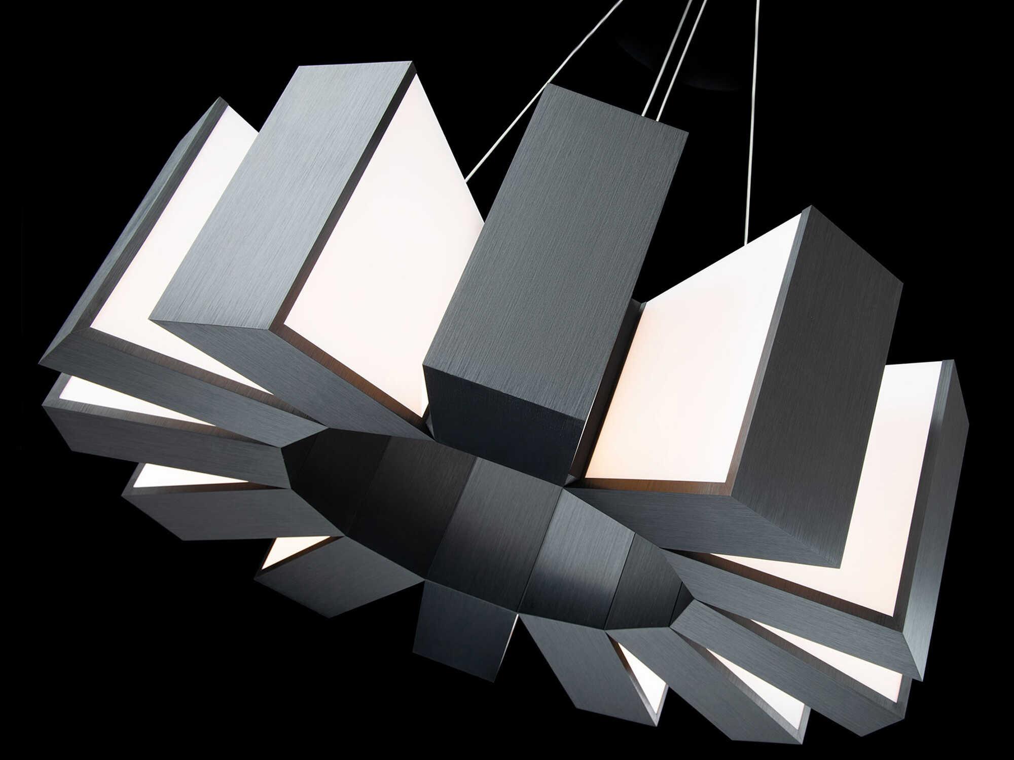 Modern Forms Chronos 12-Light Black LED Pendant