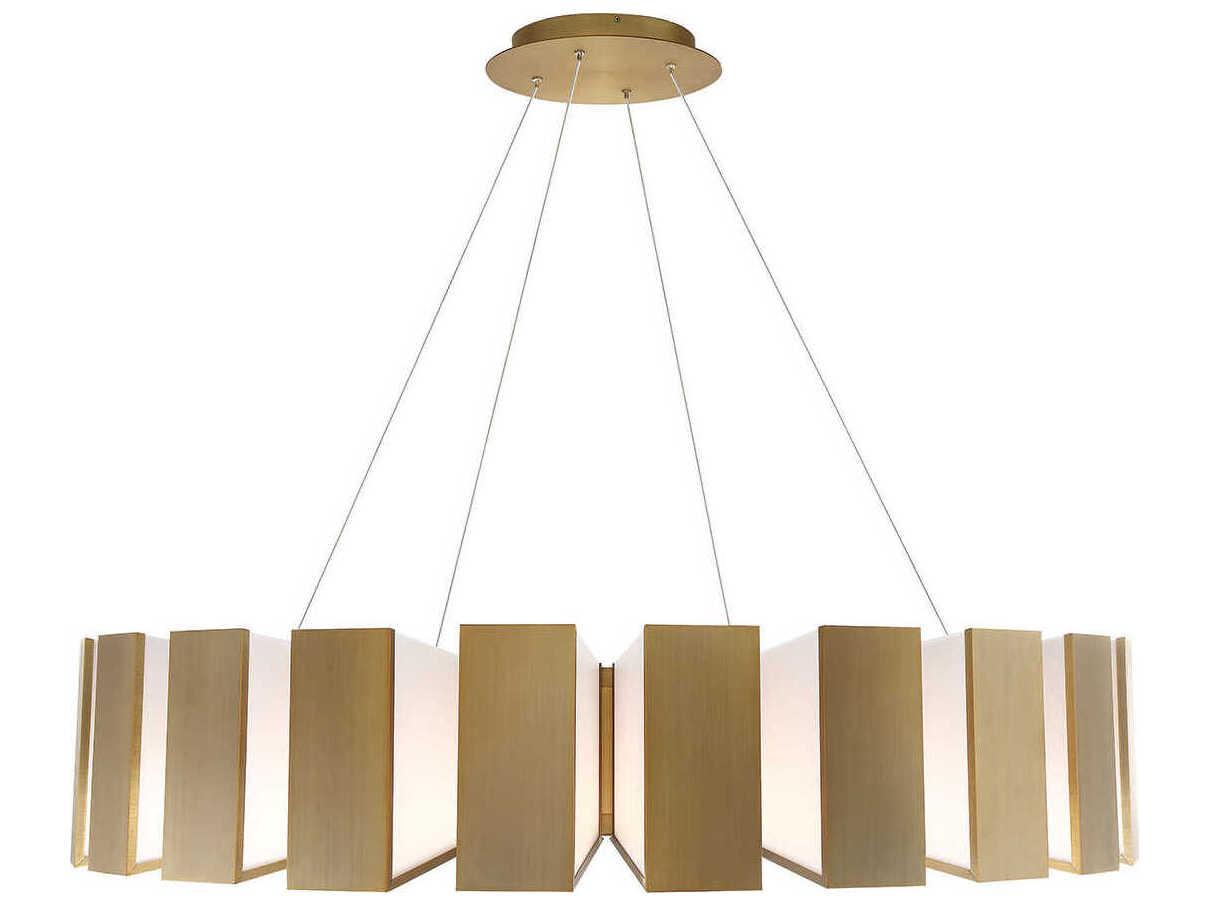 Modern Forms Chronos 22-Light Aged Brass LED Pendant