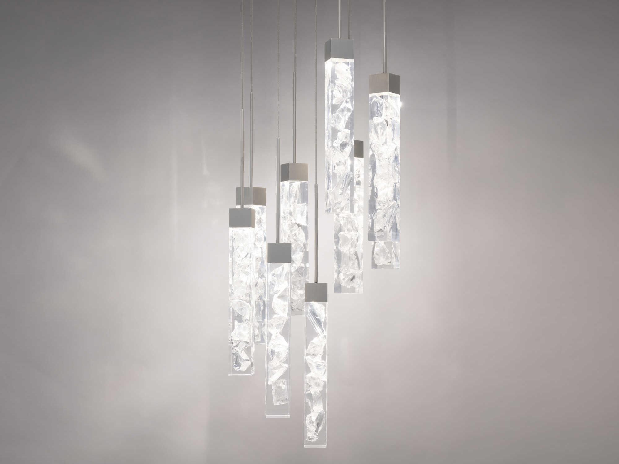 Modern Forms Minx 9-Light Antique Nickel Linear Pendant