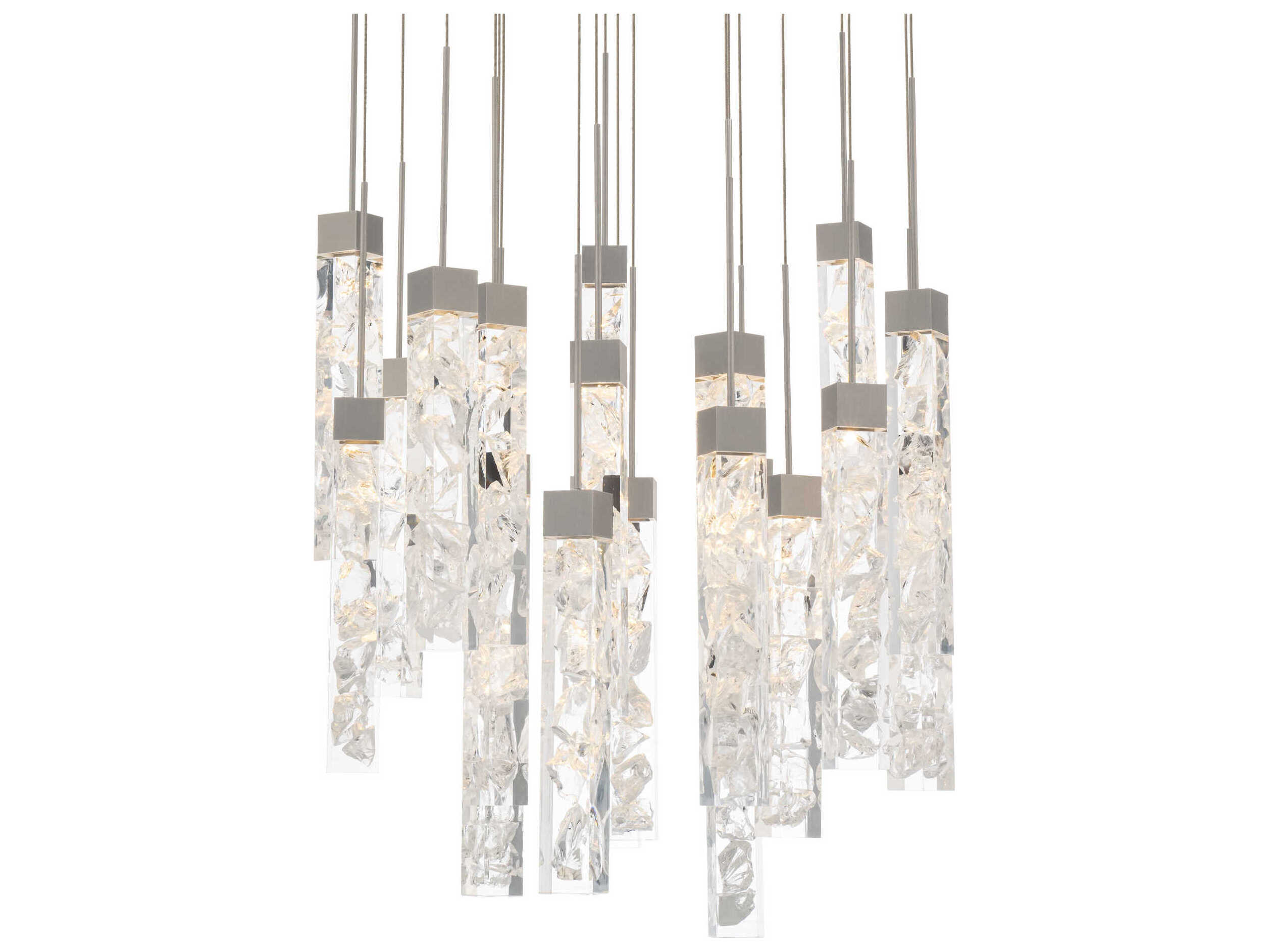 Modern Forms Minx 21-Light Antique Nickel Linear Pendant