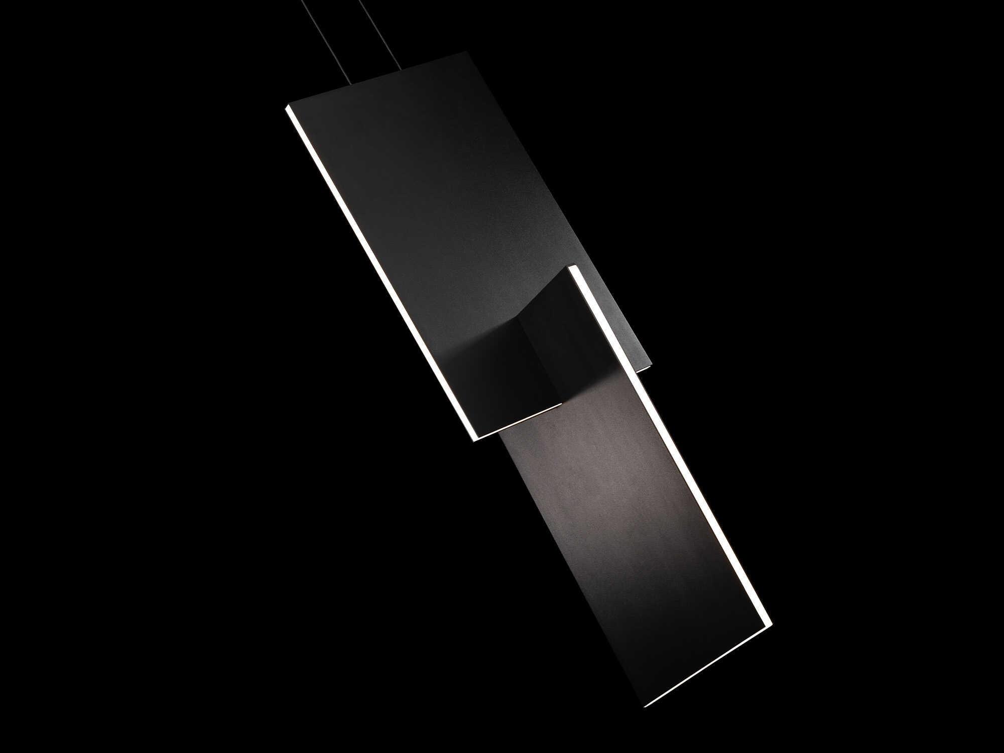 Modern Forms Amari 8-Light Black LED Geometric Mini Pendant