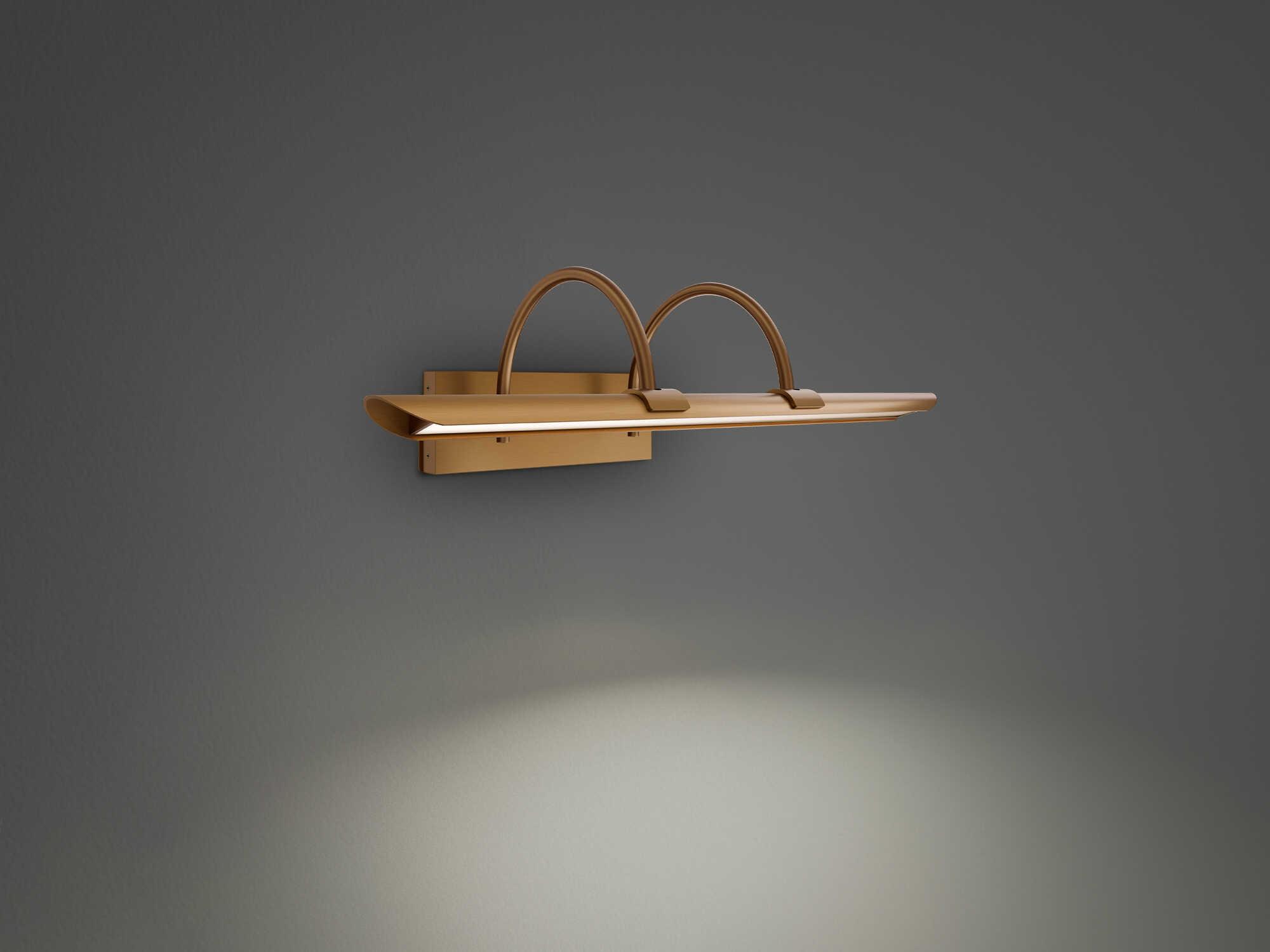 Modern Forms Ansel 1-Light Aged Brass Picture Light