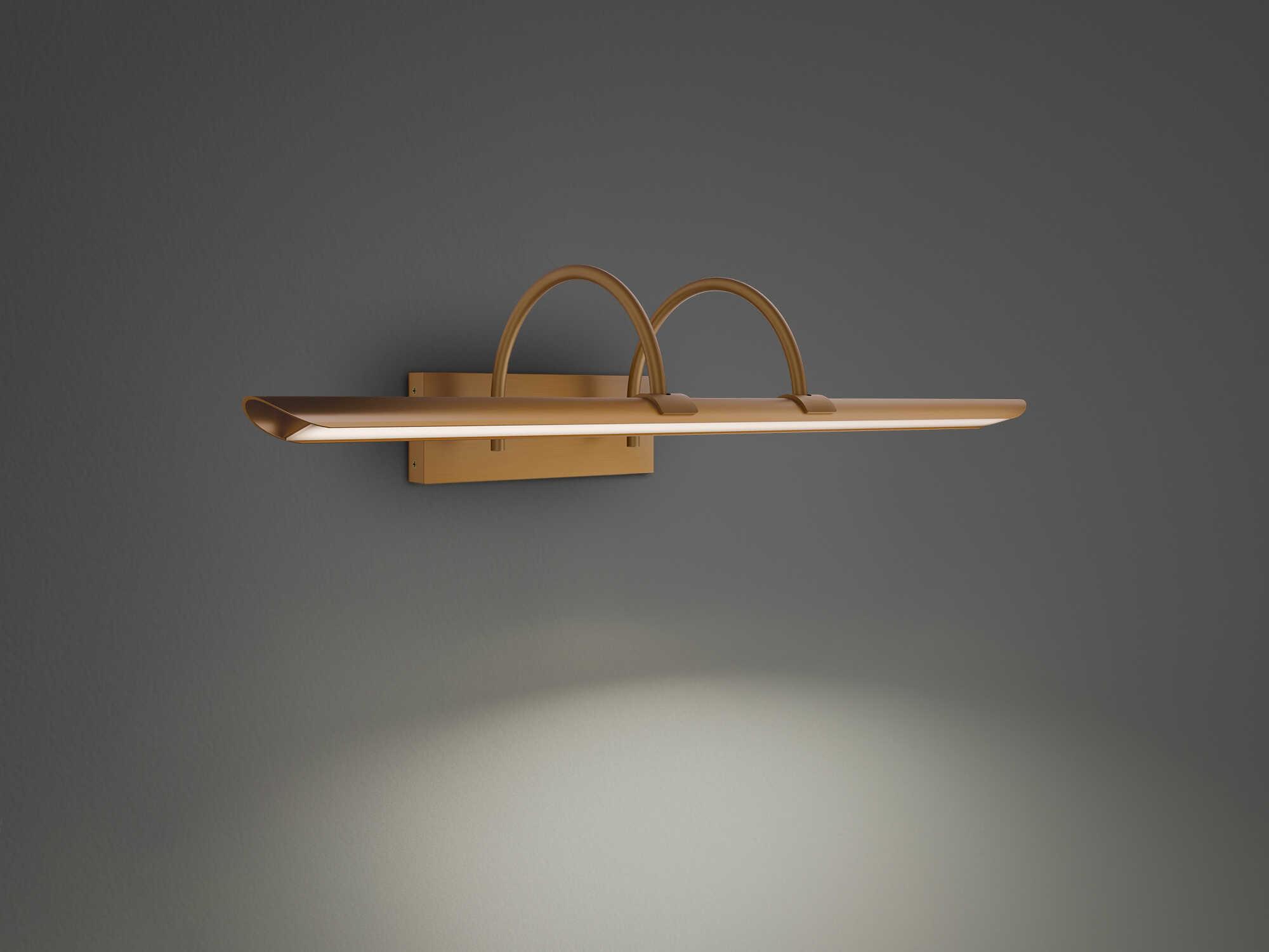 Modern Forms Ansel 1-Light Aged Brass Picture Light