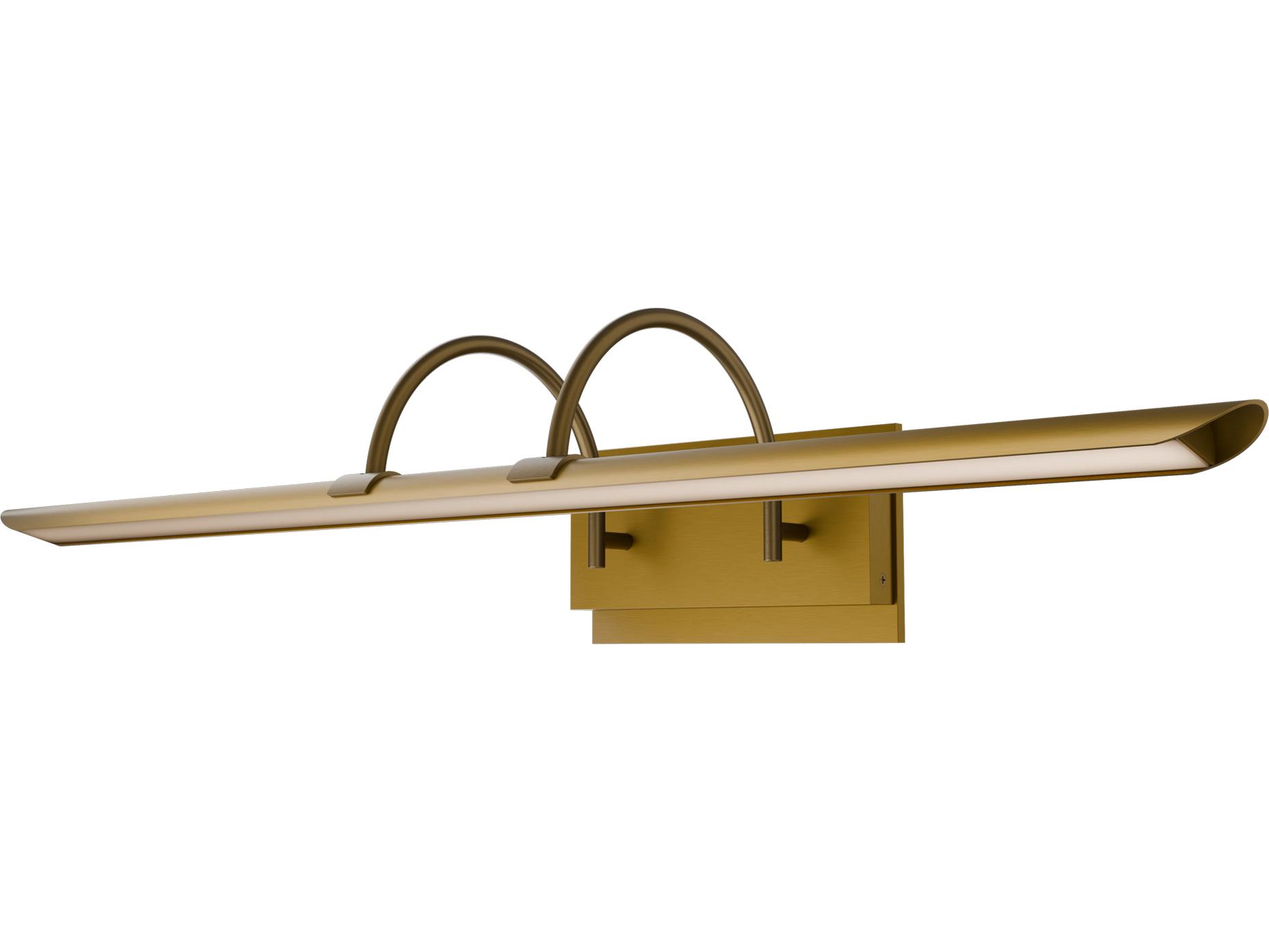 Modern Forms Ansel 1-Light Aged Brass Picture Light