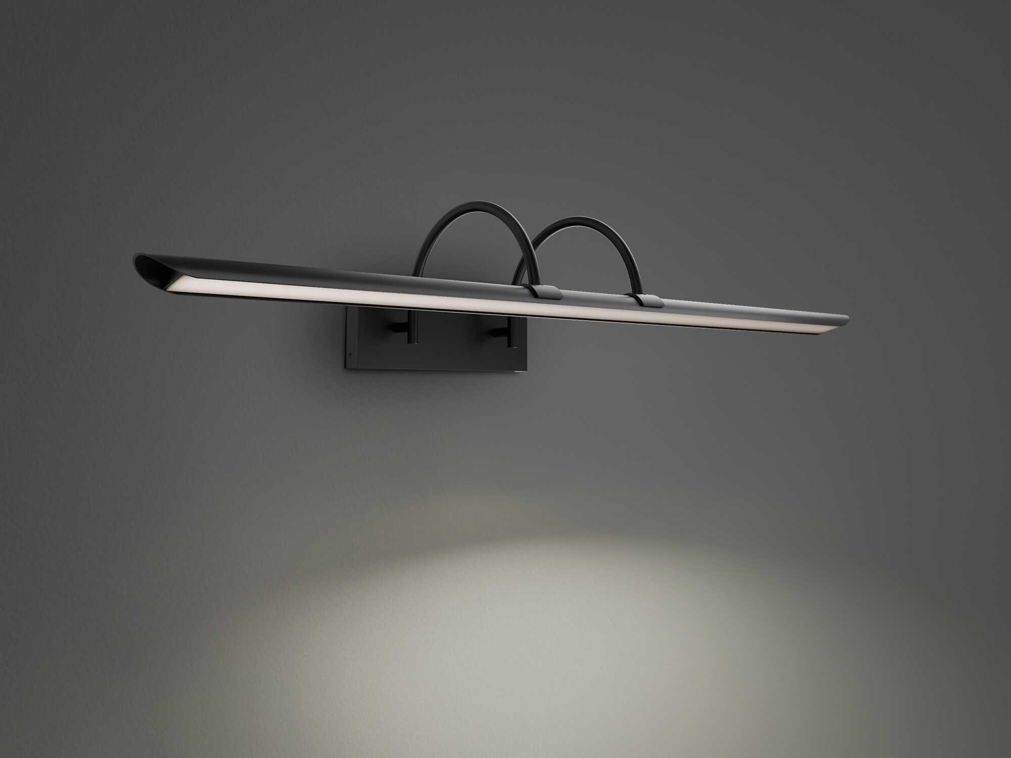 Modern Forms Ansel 1-Light Black Picture Light