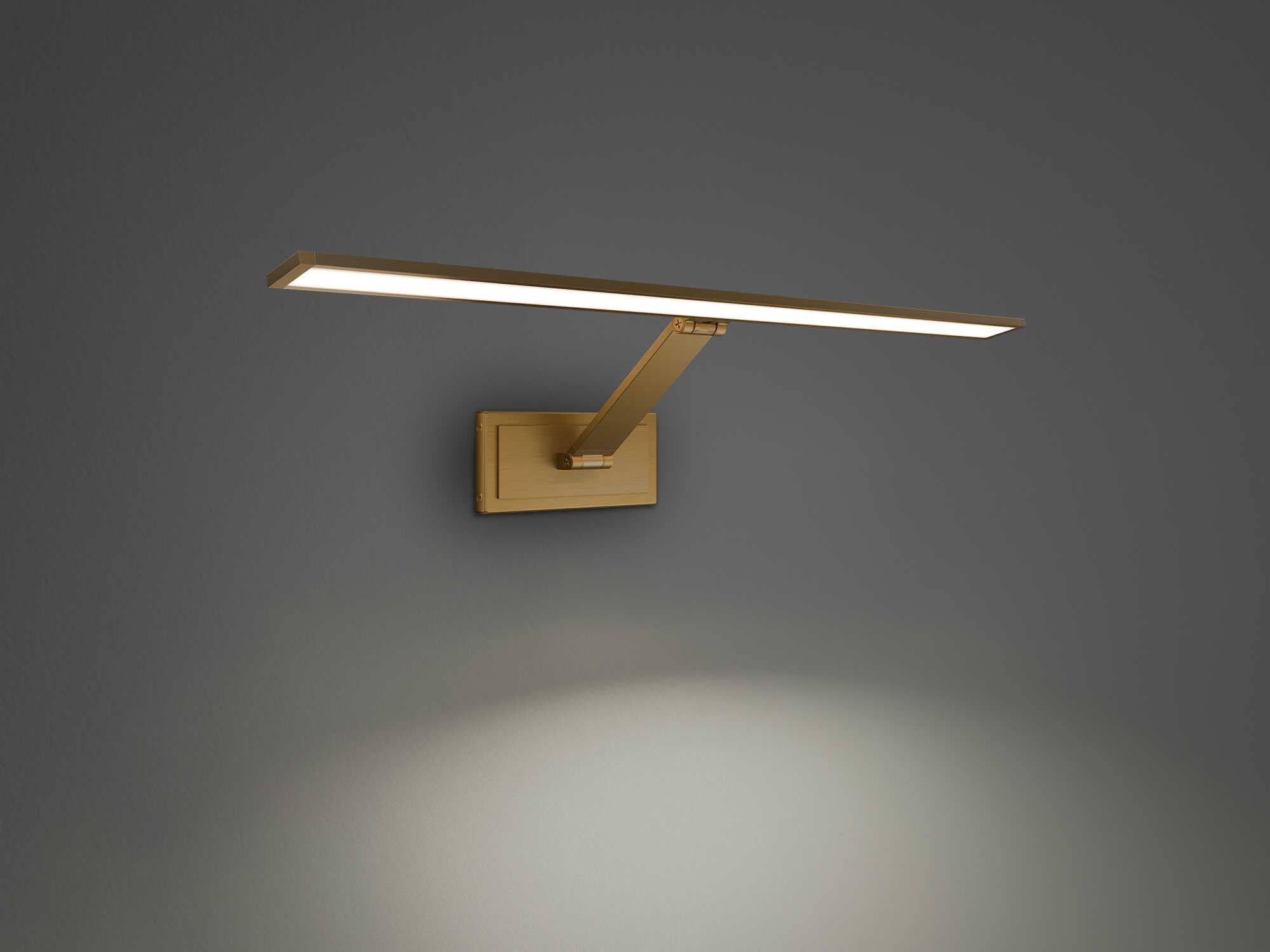 Modern Forms Diver 1-Light Aged Brass Picture Light