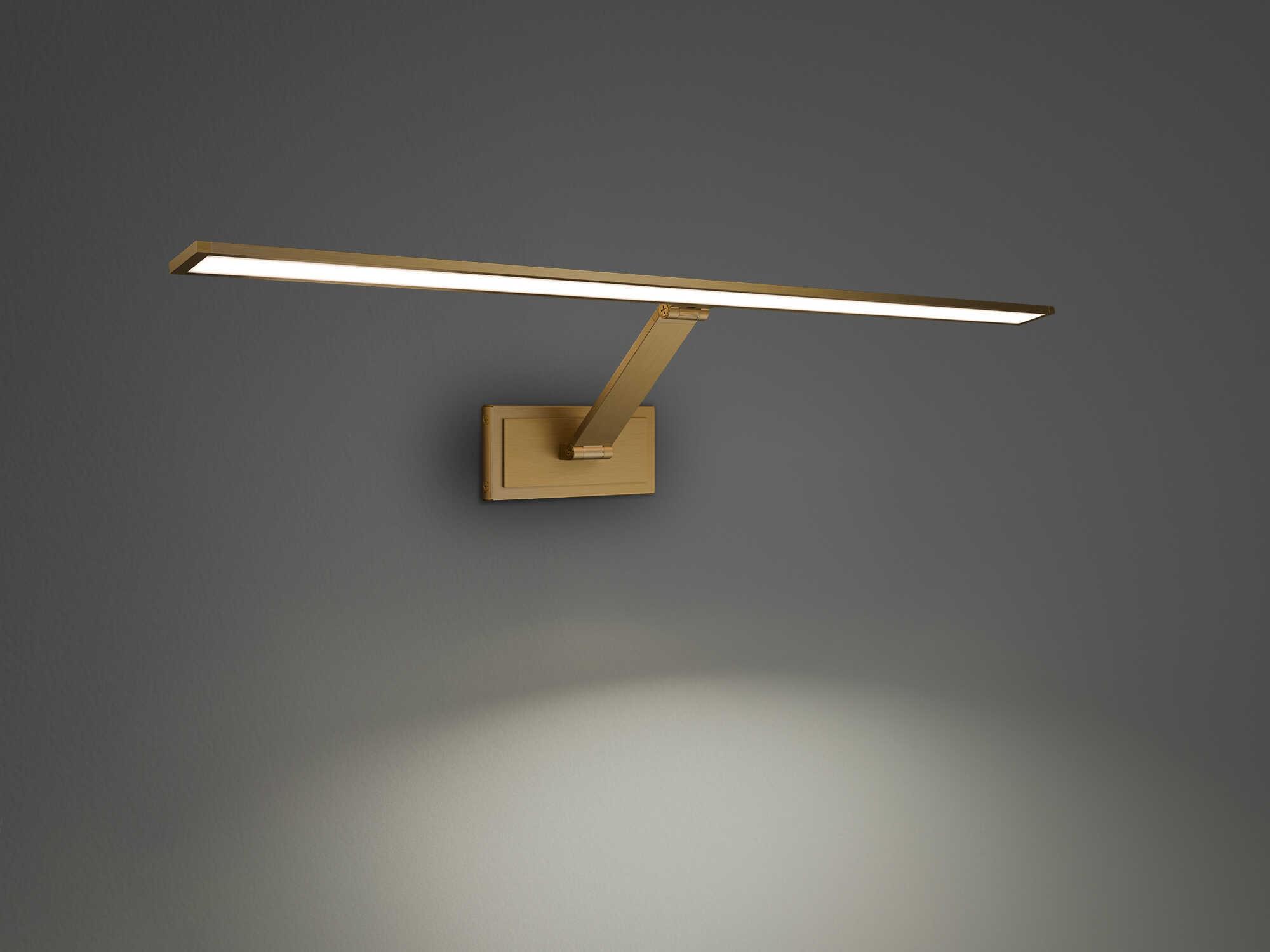 Modern Forms Diver 1-Light Aged Brass Picture Light