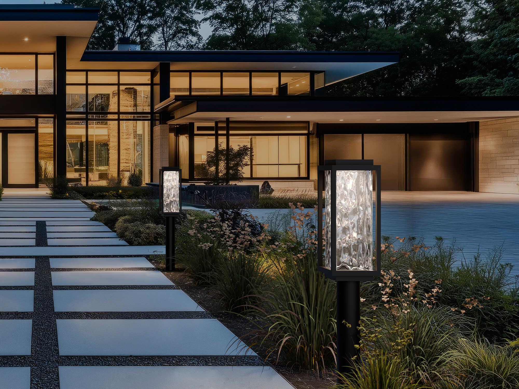 Modern Forms Two If By Sea 1-Light Outdoor Post Light