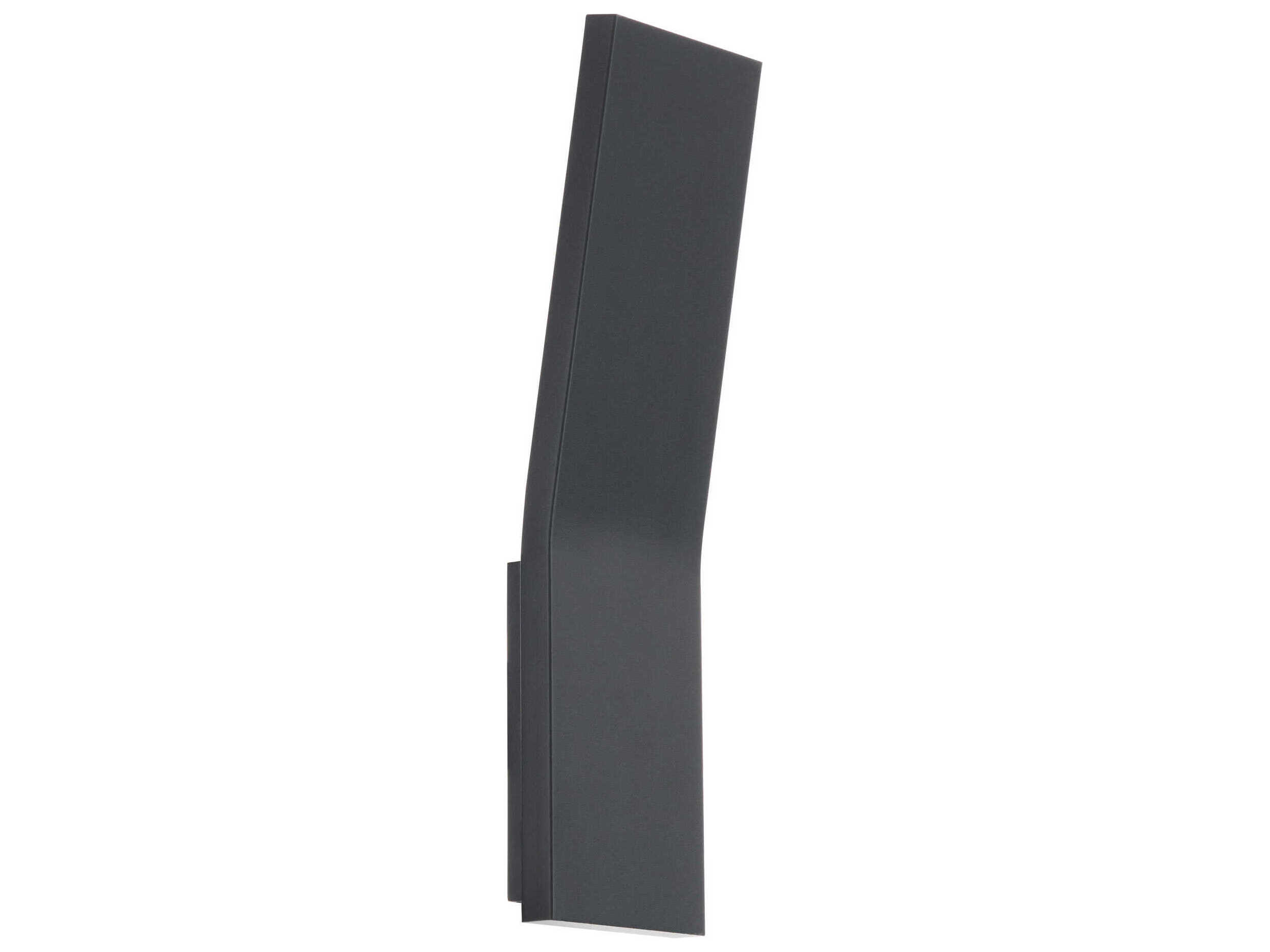 Modern Forms Blade 1-Light Black Glass LED Wall Sconce
