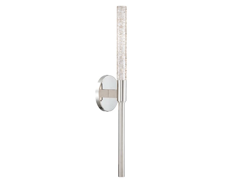 Modern Forms Magic 1-Light Polished Nickel Crystal LED Wall Sconce
