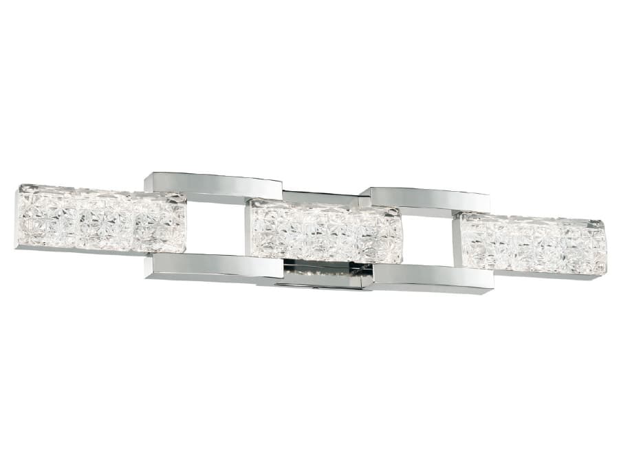 Modern Forms Sofia 2-Light Polished Nickel Crystal LED Vanity Light