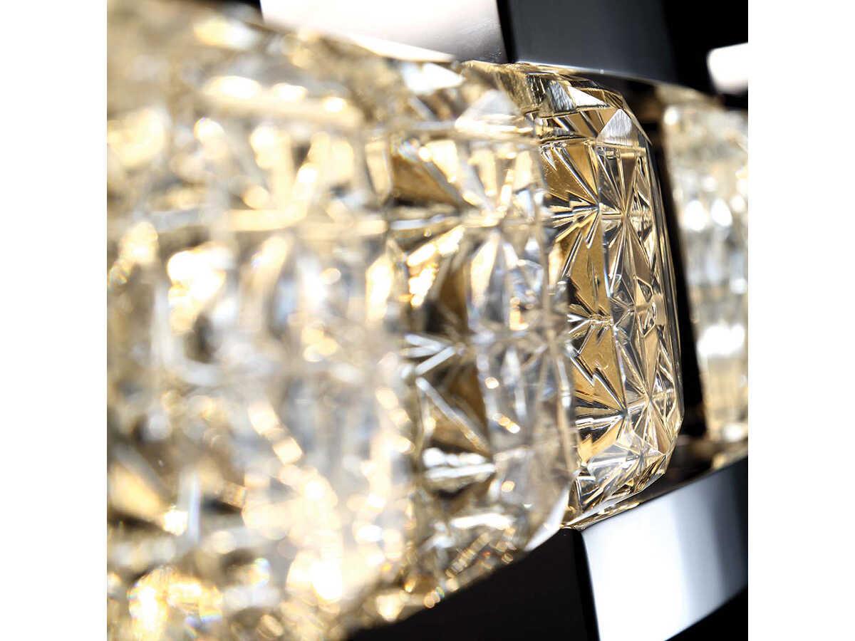 Modern Forms Sofia 3-Light Polished Nickel Crystal LED Vanity Light