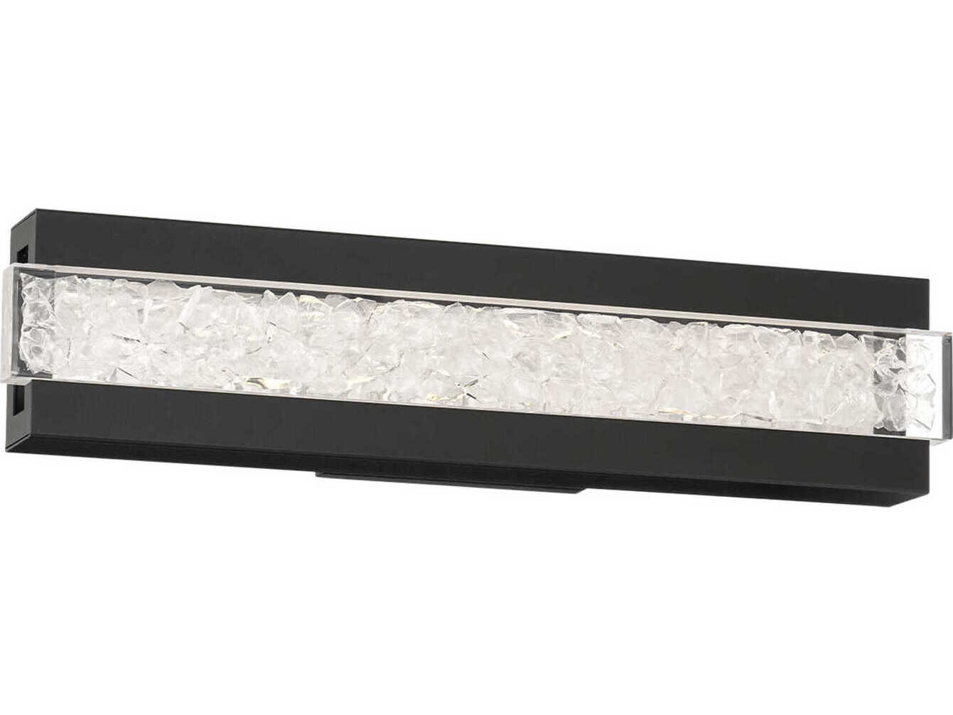 Modern Forms Posh 1-Light Black Vanity Light
