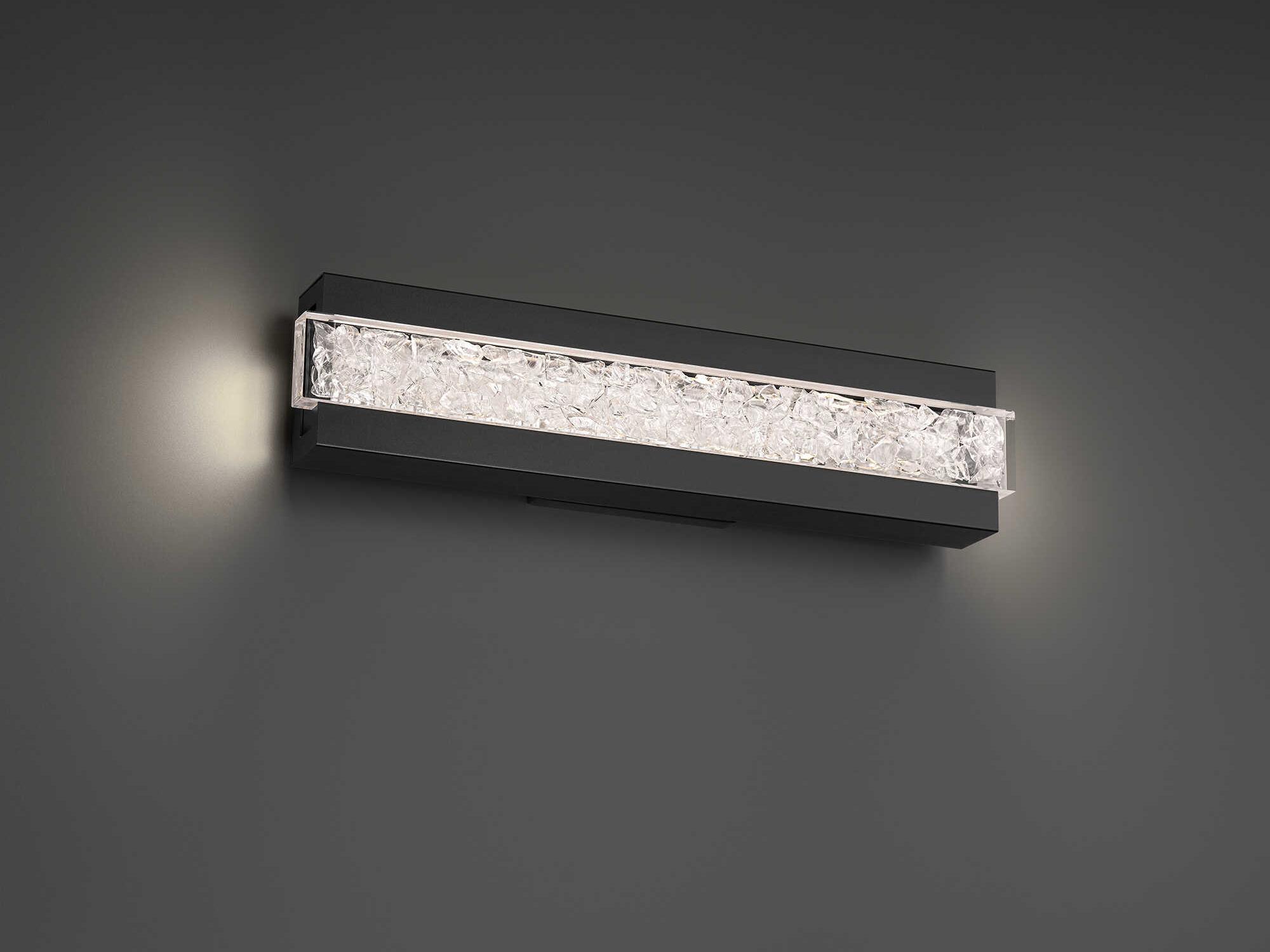 Modern Forms Posh 1-Light Black Vanity Light