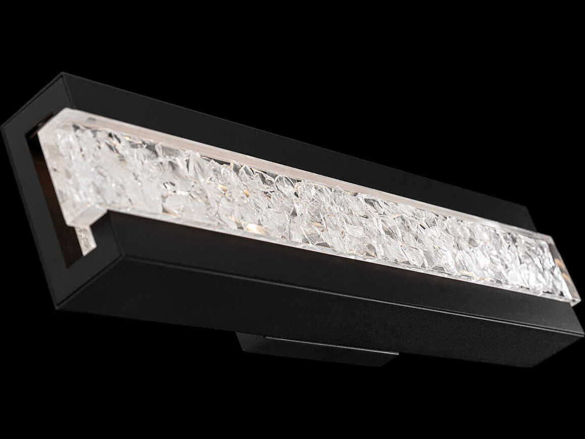 Modern Forms Posh 1-Light Black Vanity Light