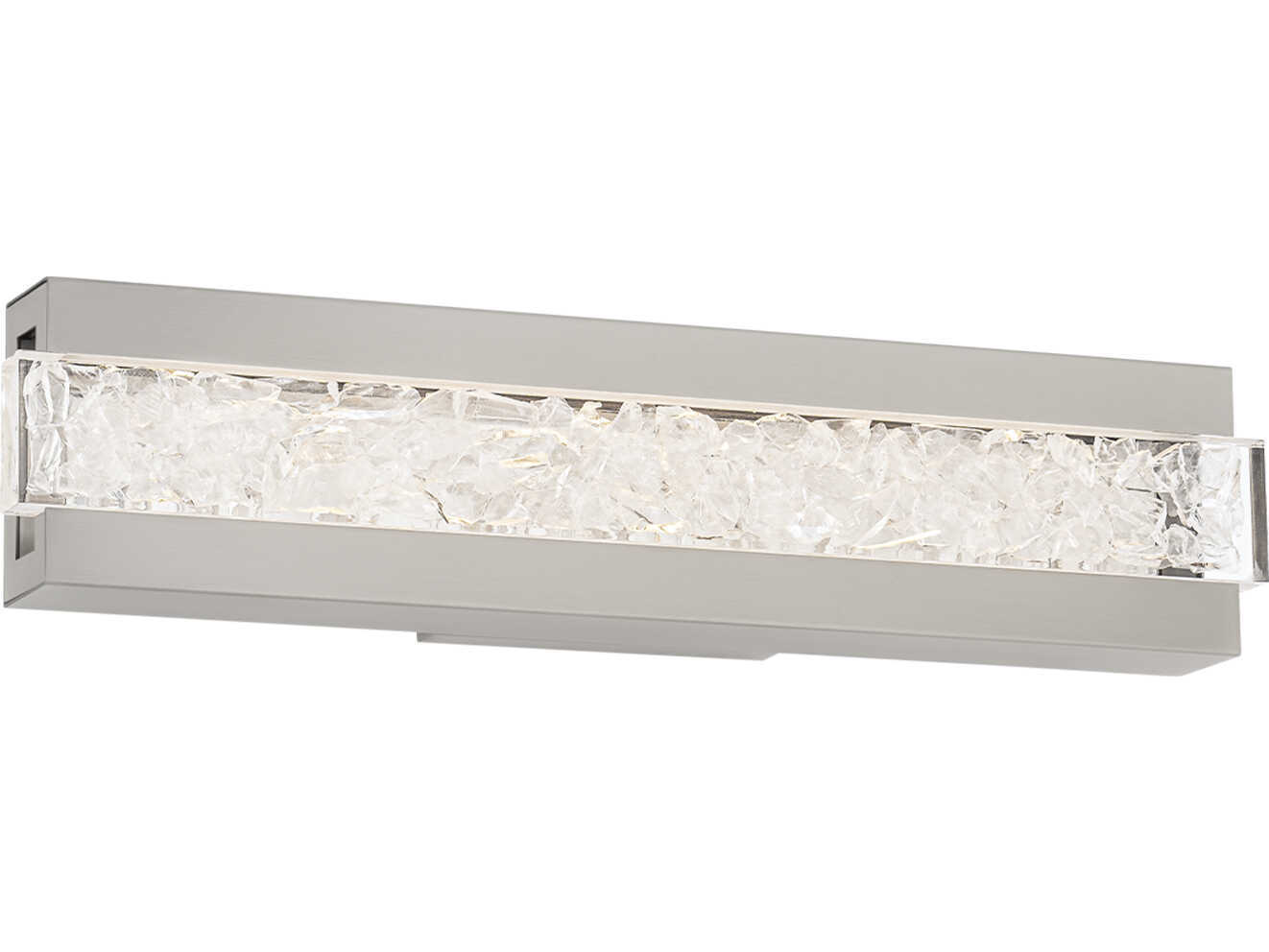 Modern Forms Posh 1-Light Brushed Nickel Vanity Light